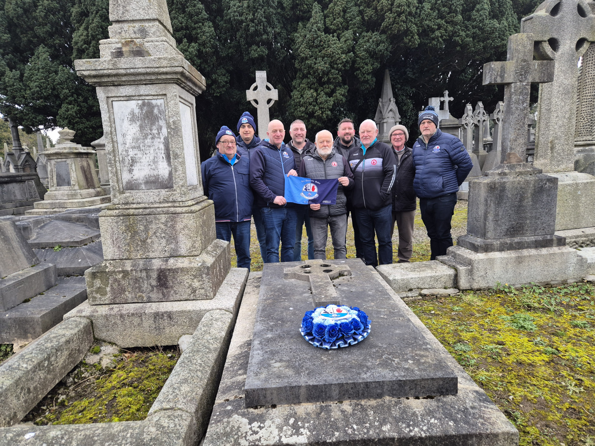 GAA club members make special journey in honour of famous son