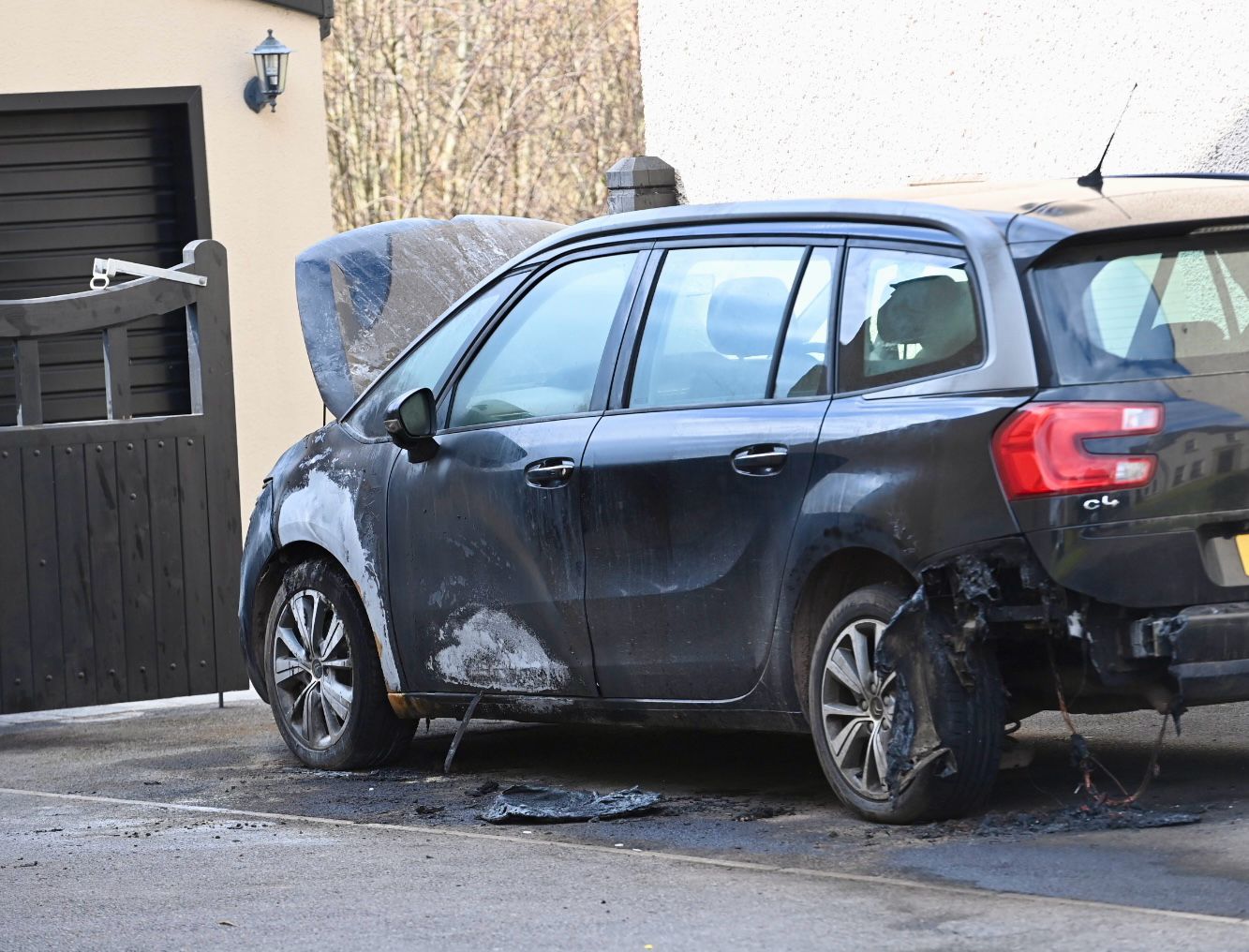 Digger driven into house during shocking attack in Seskinore