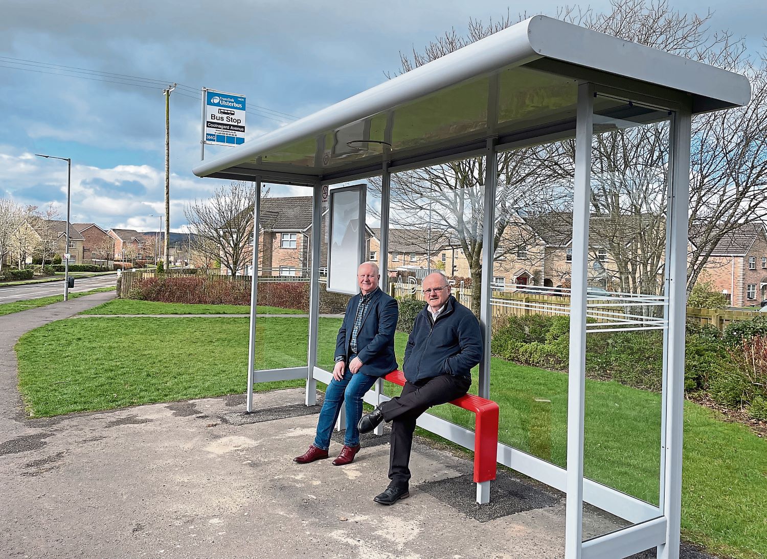 New bus shelter unveiled in Coolnagard area of Omagh