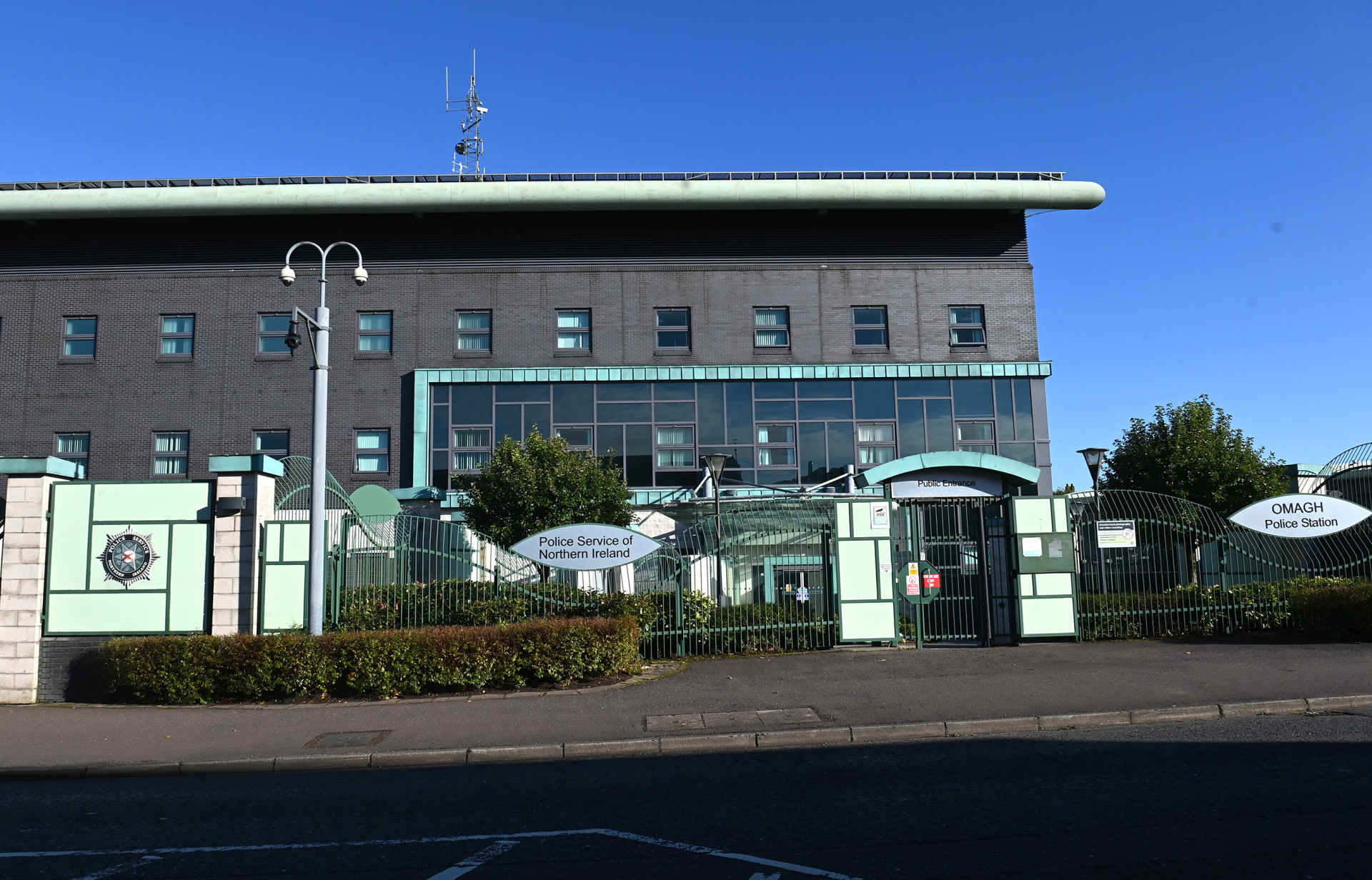 Three men charged with leaving hoax bomb at Omagh police station