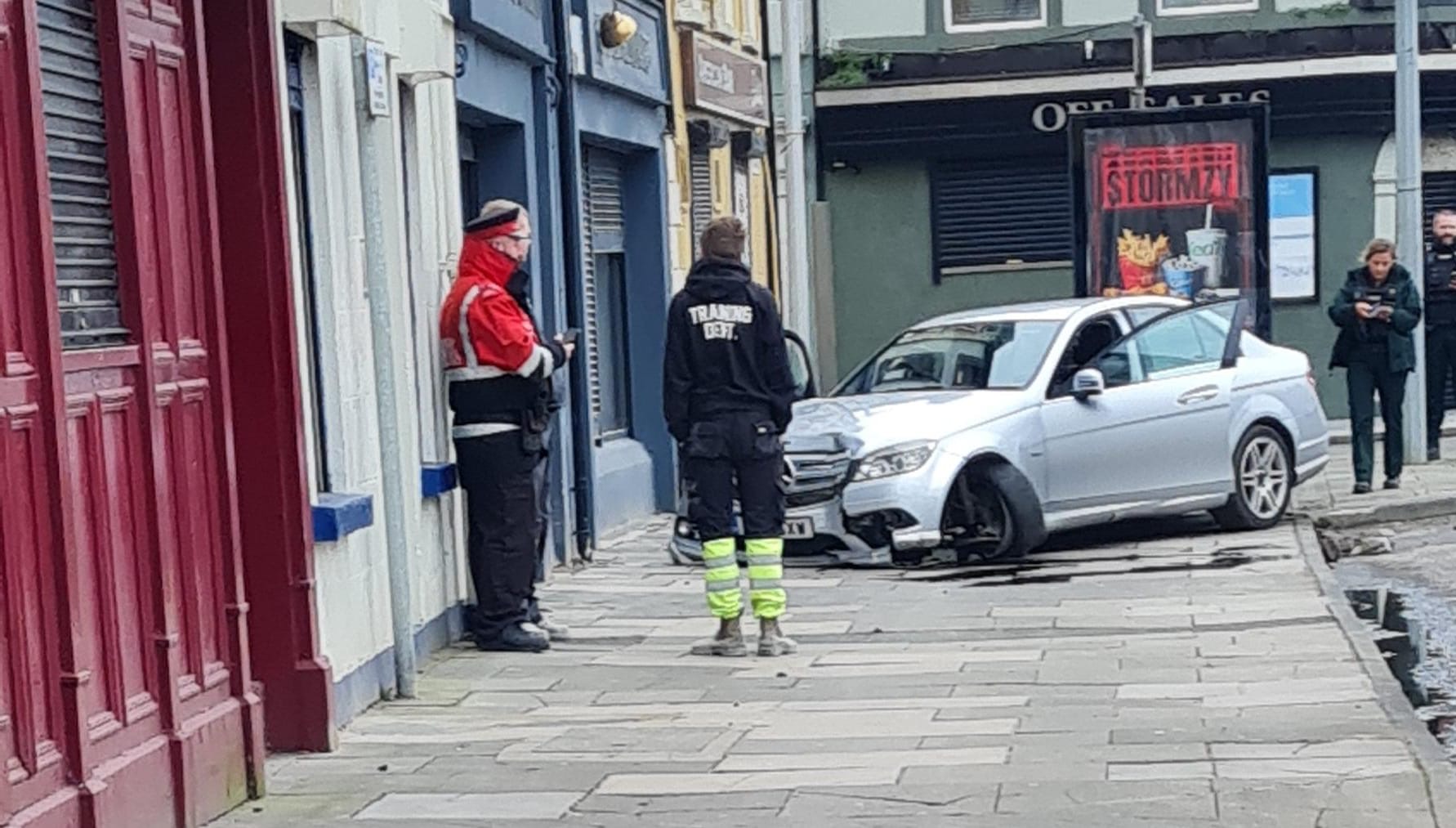 Person taken to hospital after crash in Strabane this morning