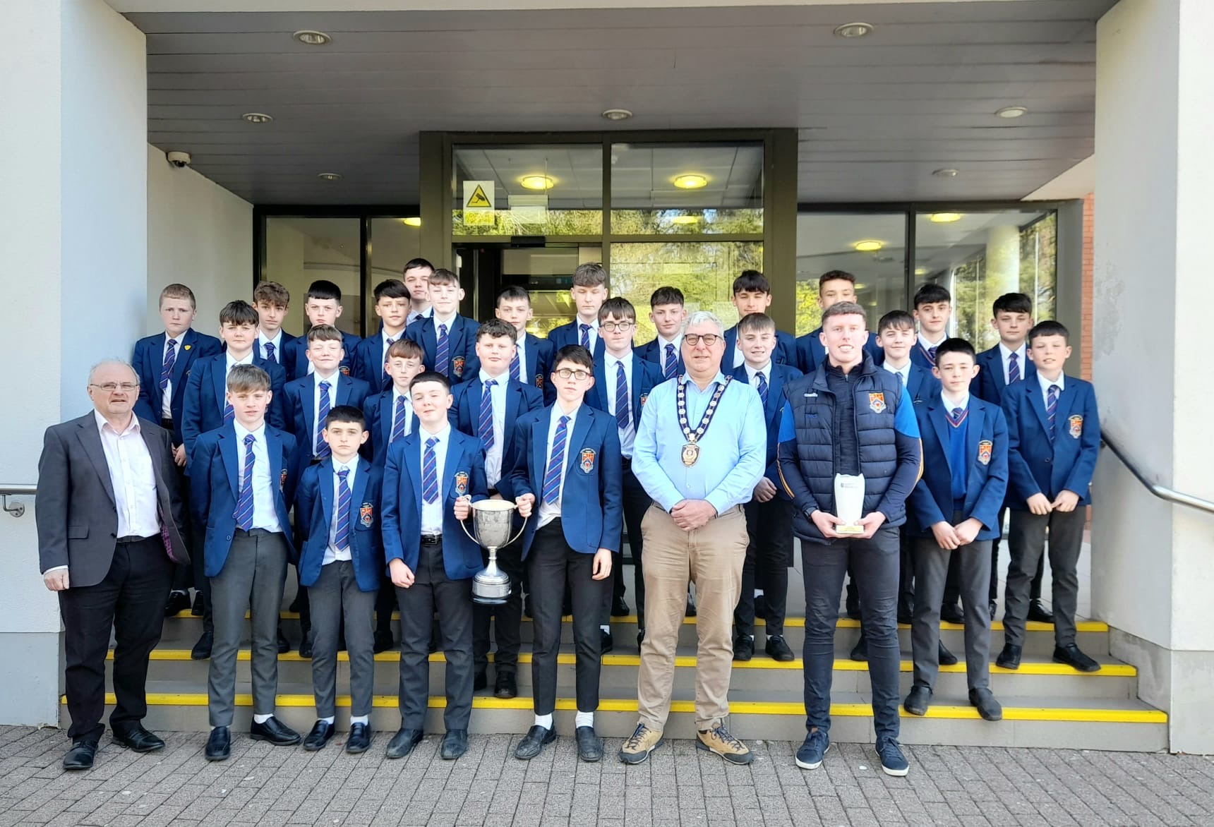 Omagh school honoured for its team’s Ulster success