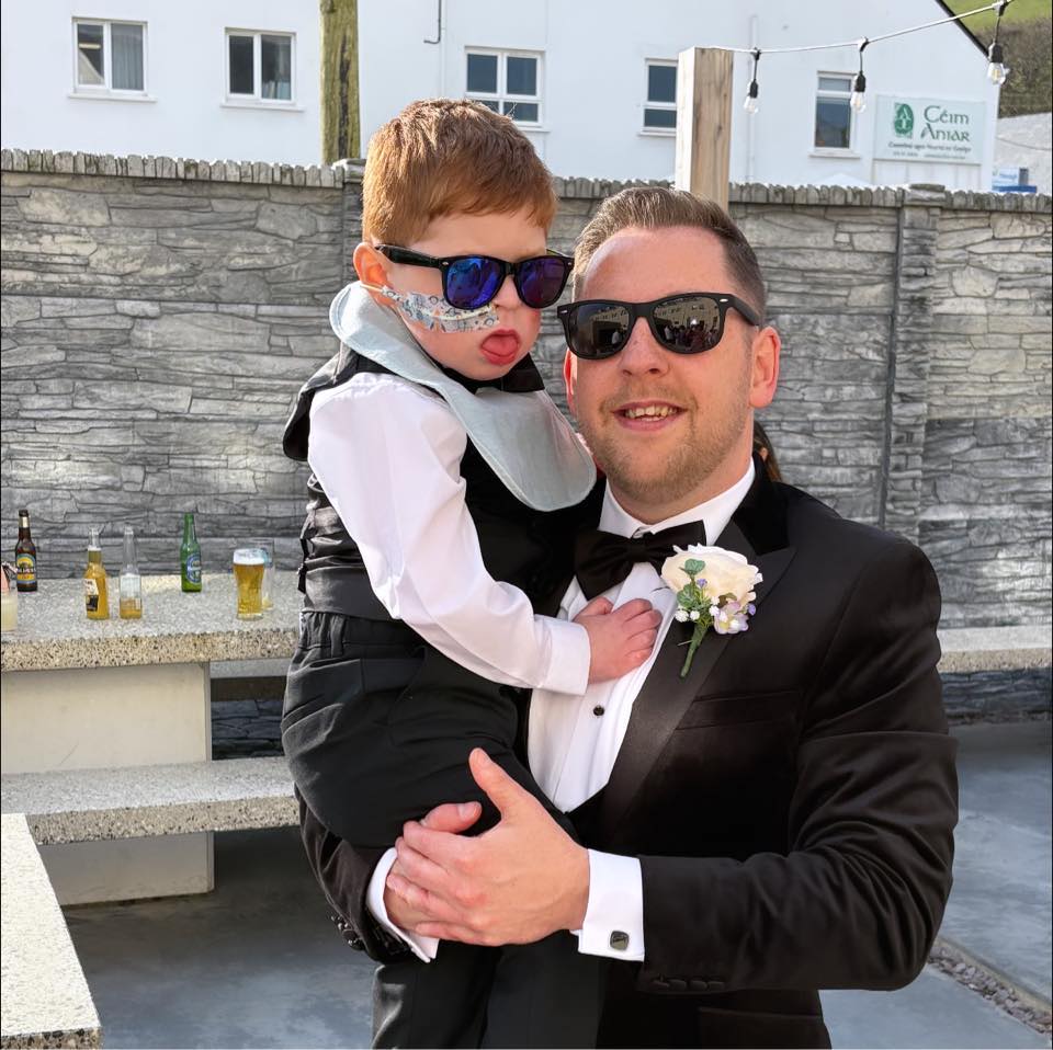 Omagh dad’s tough running challenge to help his ‘hero’ son