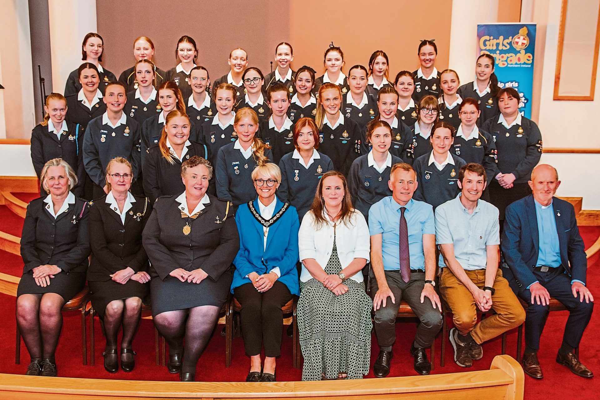 Aughnacloy girls honoured for their community work