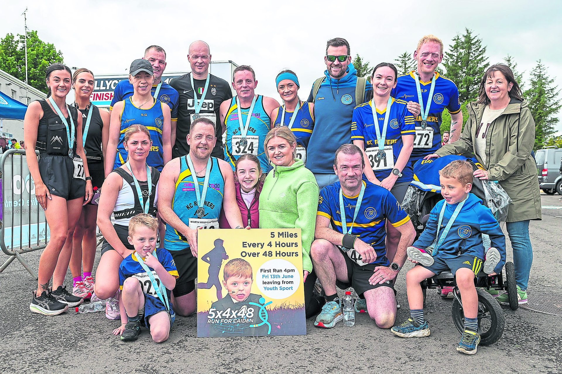 Devoted dad takes on 60-mile running challenge for his little boy