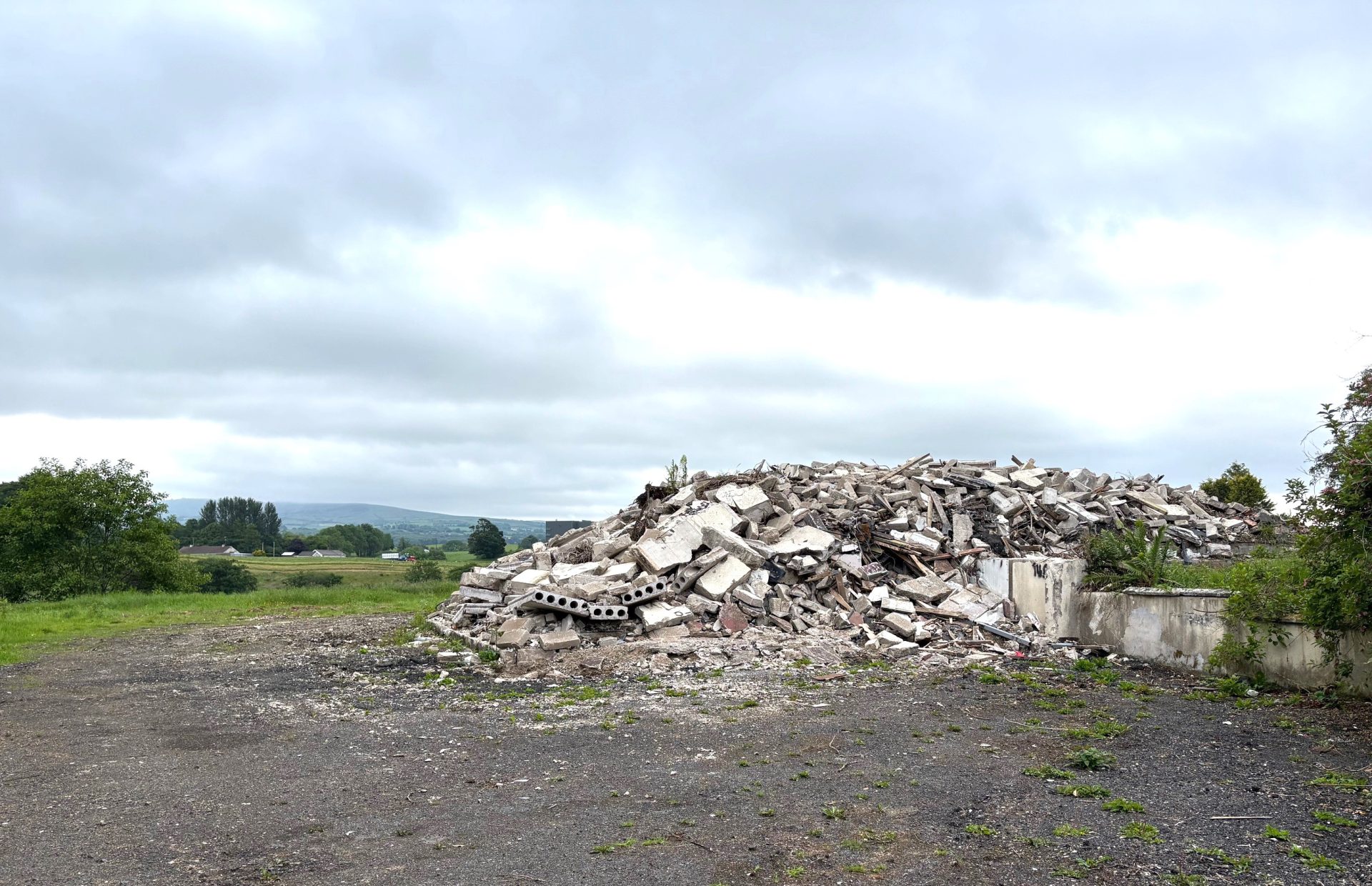 Derelict Omagh house demolished due to public safety fears