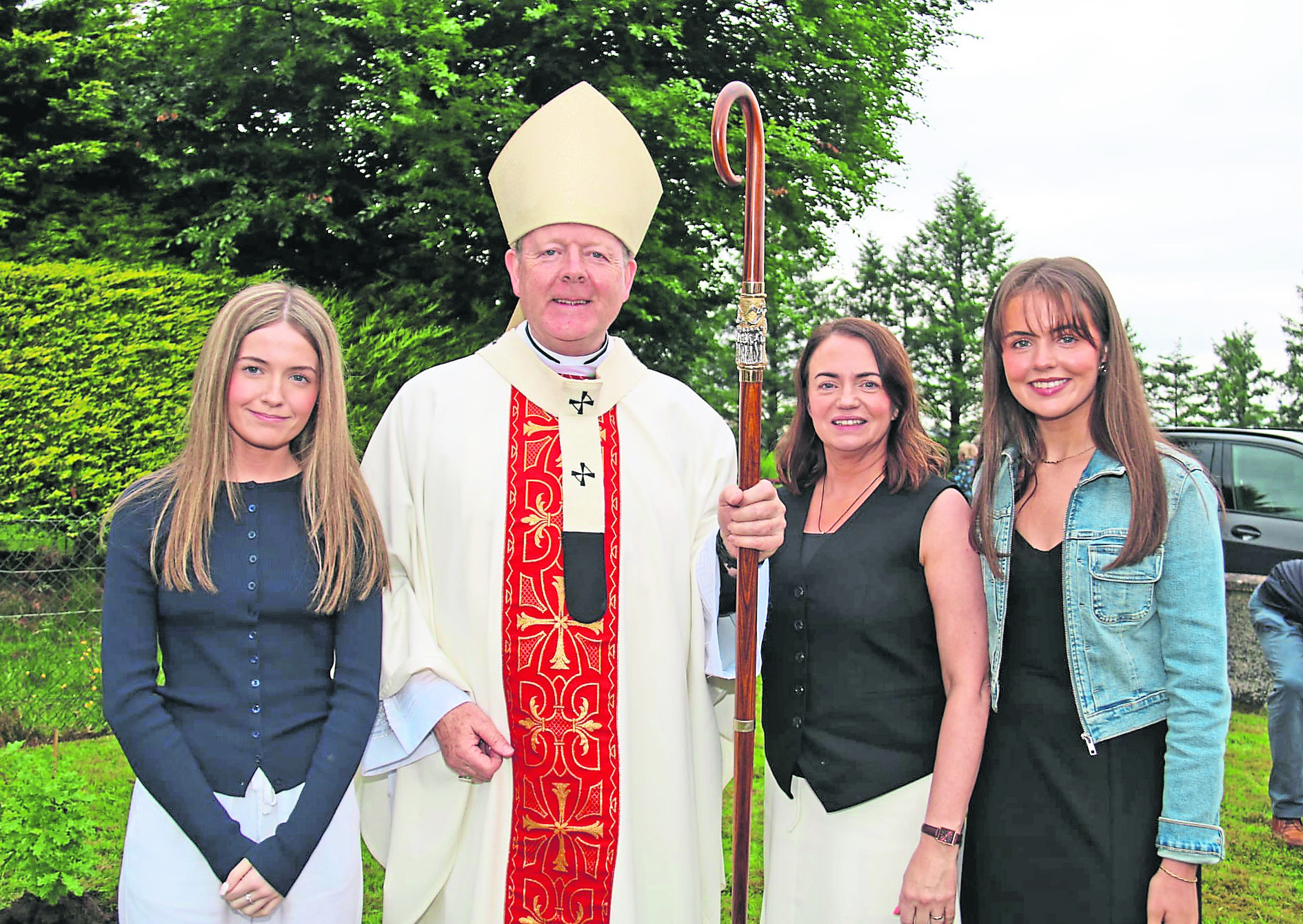 Walk to Creggan church marks 400th anniversary of saint