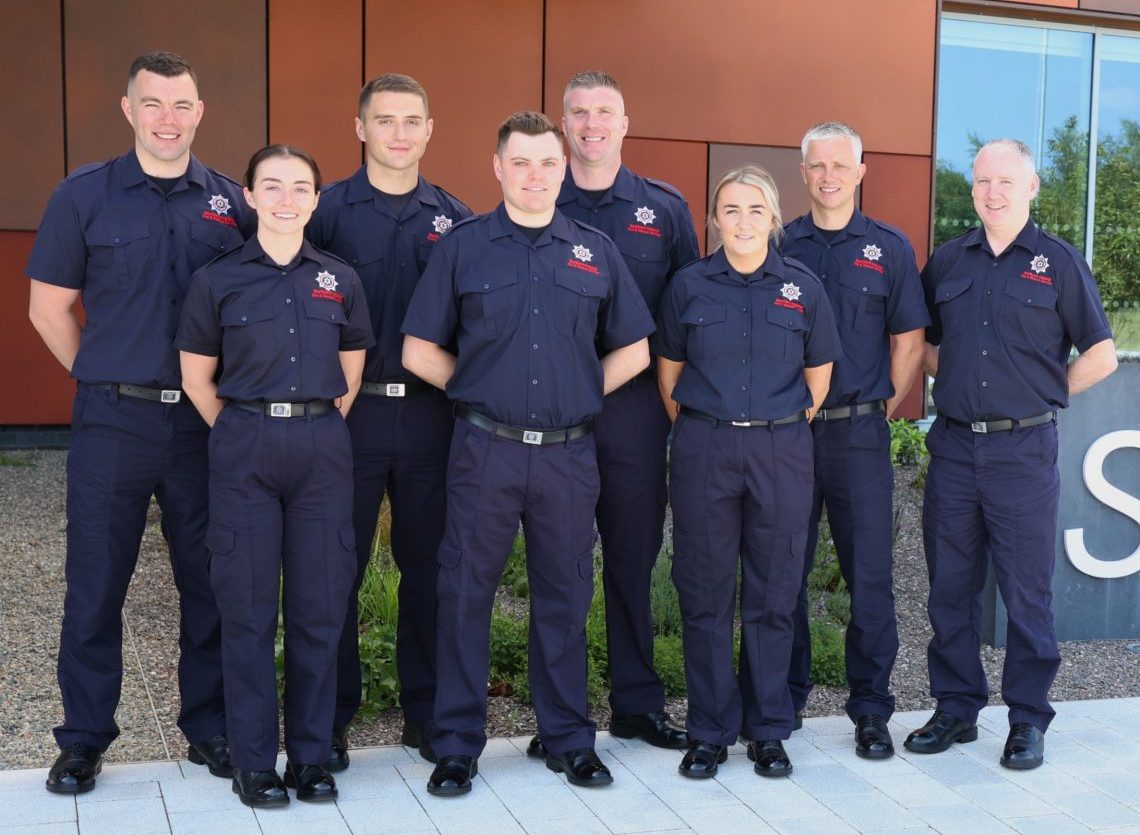 Tyrone firefighters among first graduates from new training base