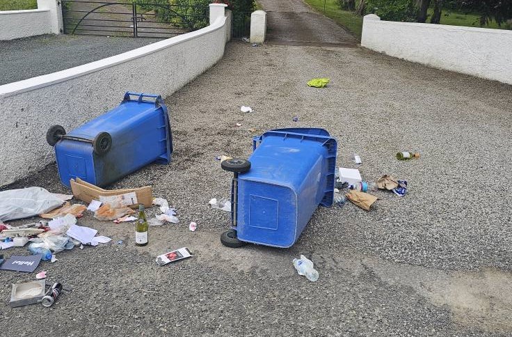 Police probe multiple reports of bins being overturned in Omagh