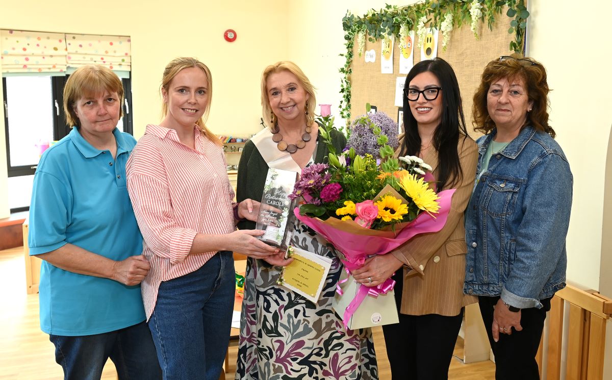 Carole retires from local playgroup after 30 years