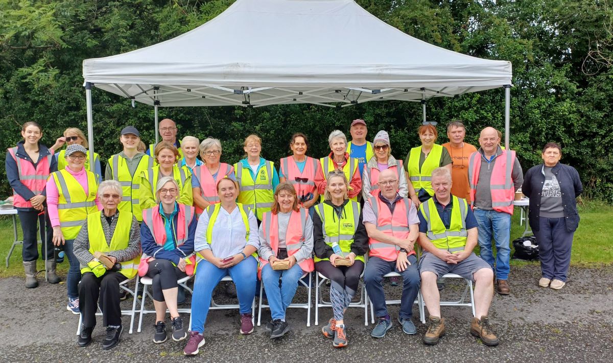 Cross-border volunteers join forces for litter pick
