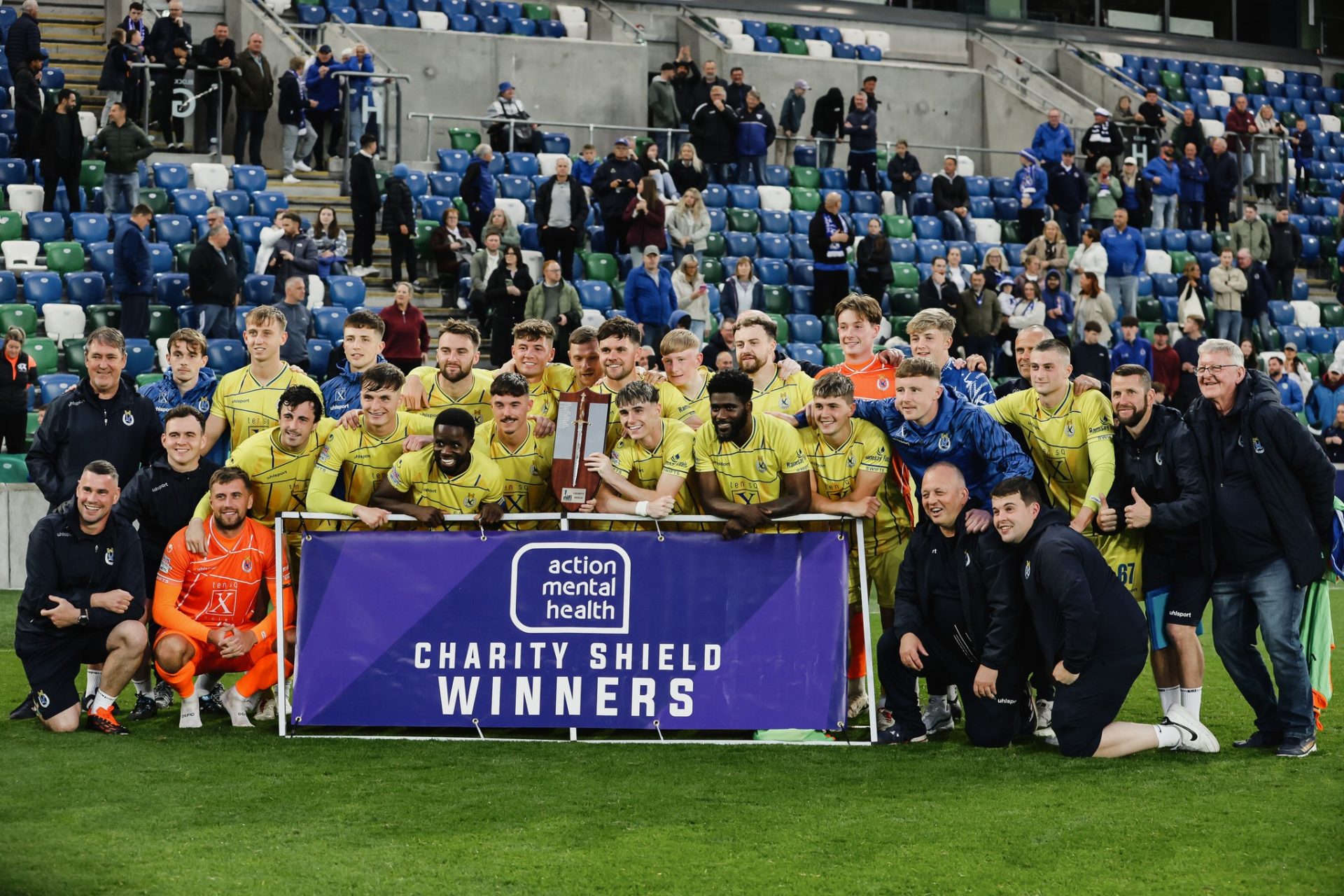 Charity Shield success for Dungannon Swifts
