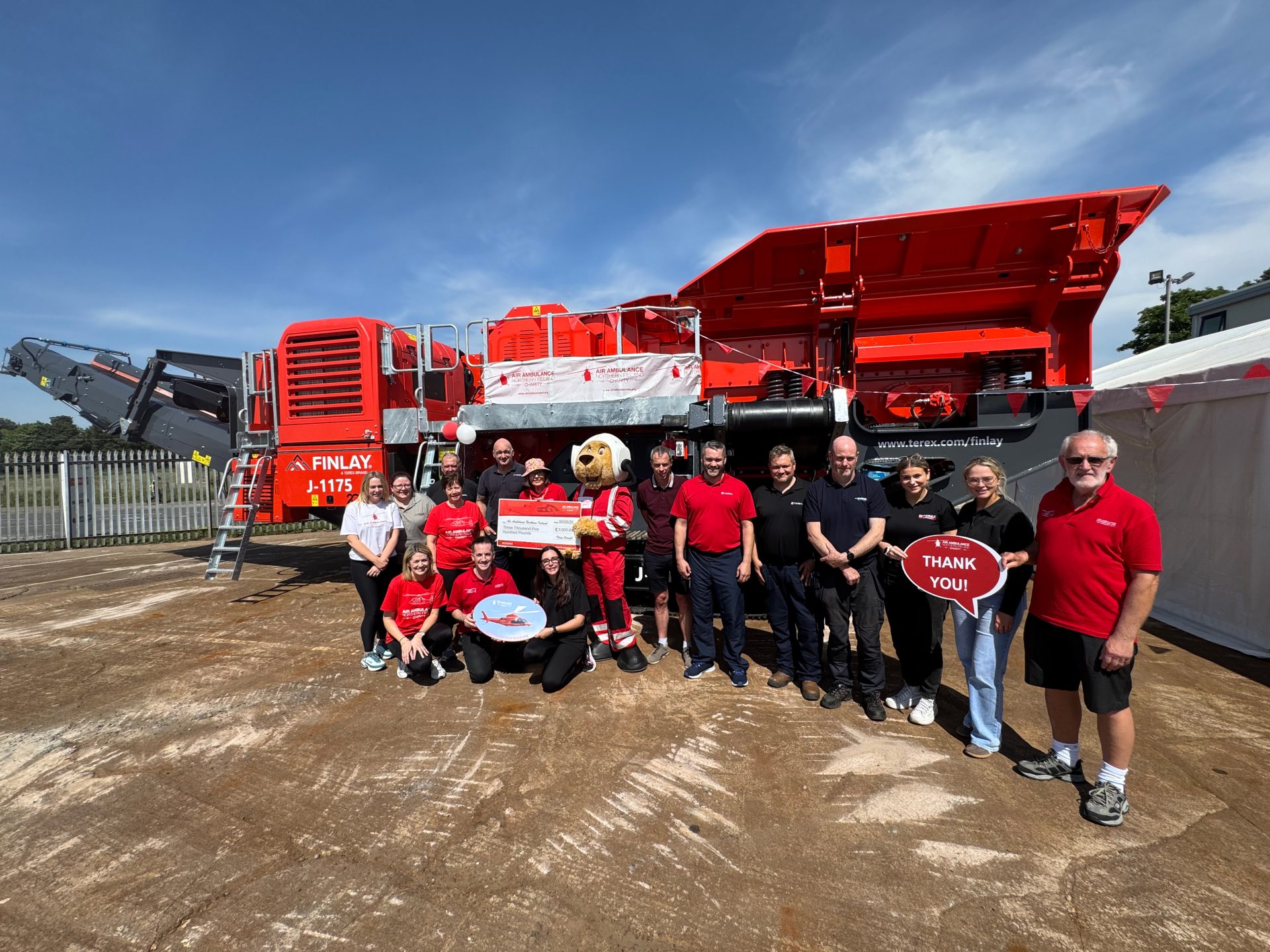 Omagh company’s staff raise money for life-saving service