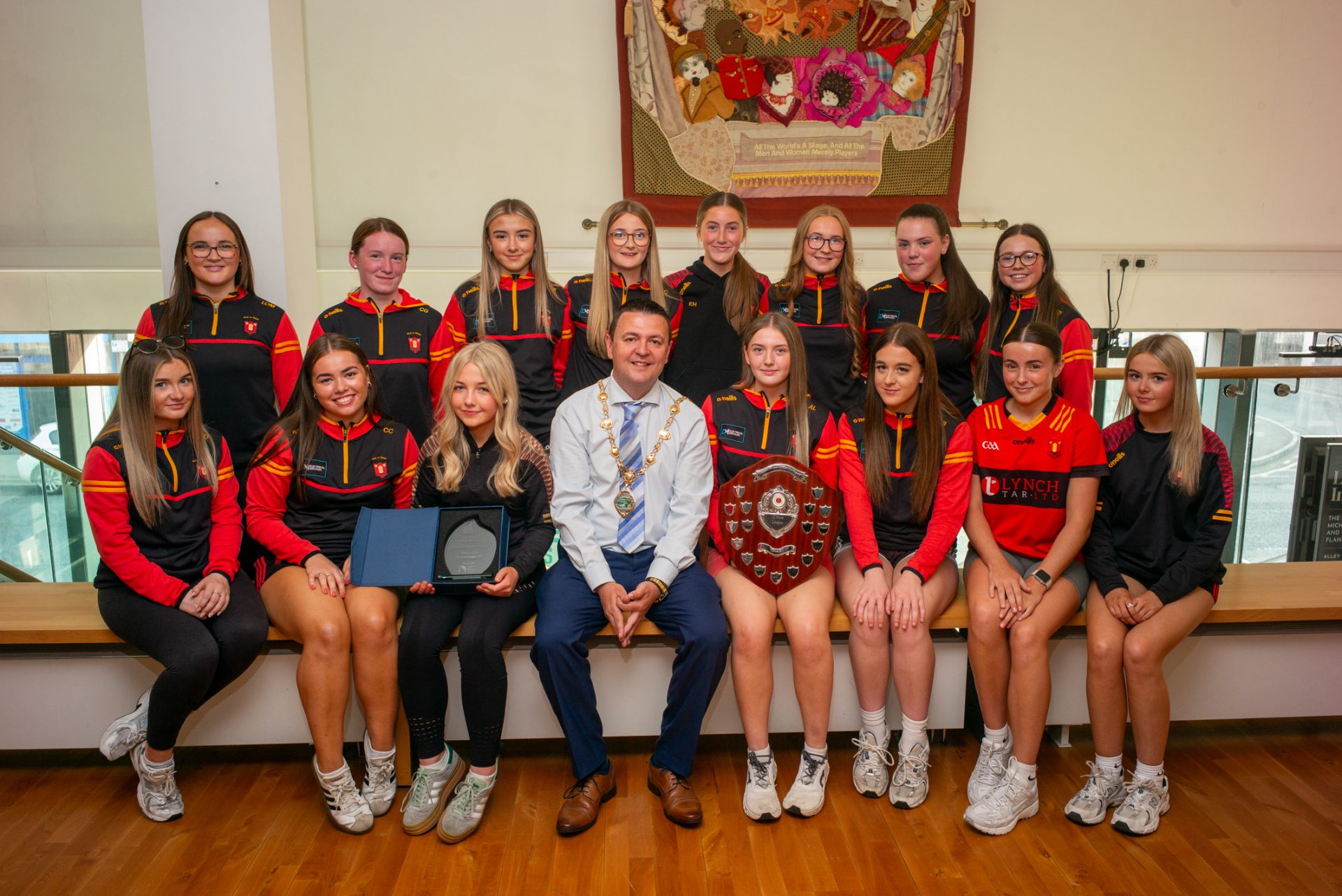 Castlederg girls honoured for a league-winning season