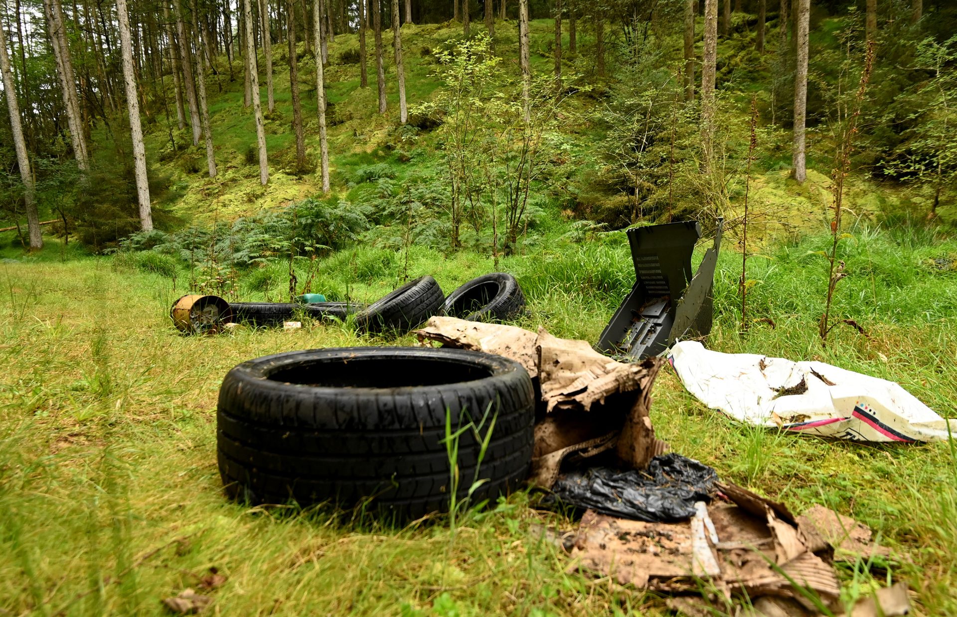 Fury at illegal dumping at Gortin Glen beauty spot