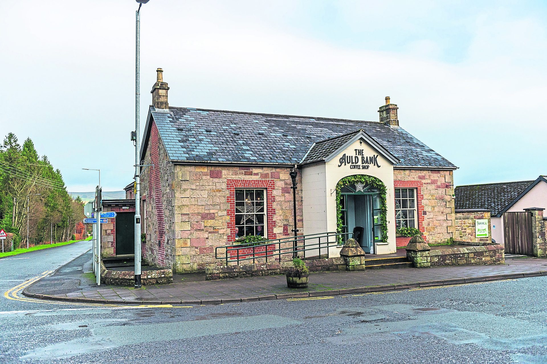 The old Gortin bank bombed many times during the Troubles