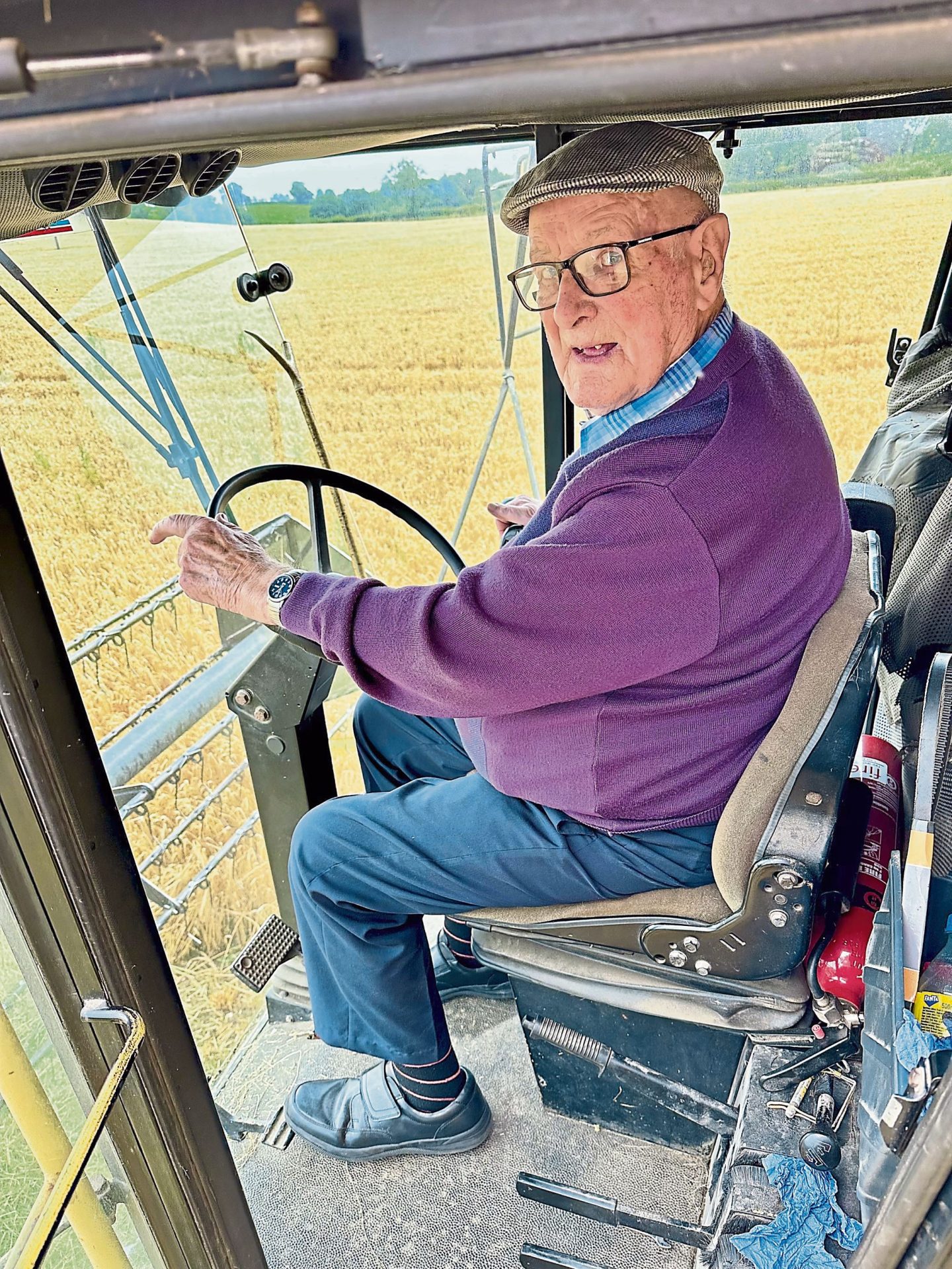 97-year-old Seskinore farmer still keen to get behind the wheel