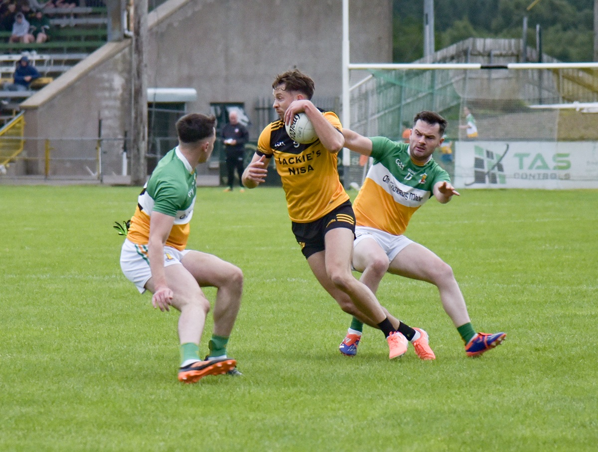 Carmen shock their neighbours with late McBride goal