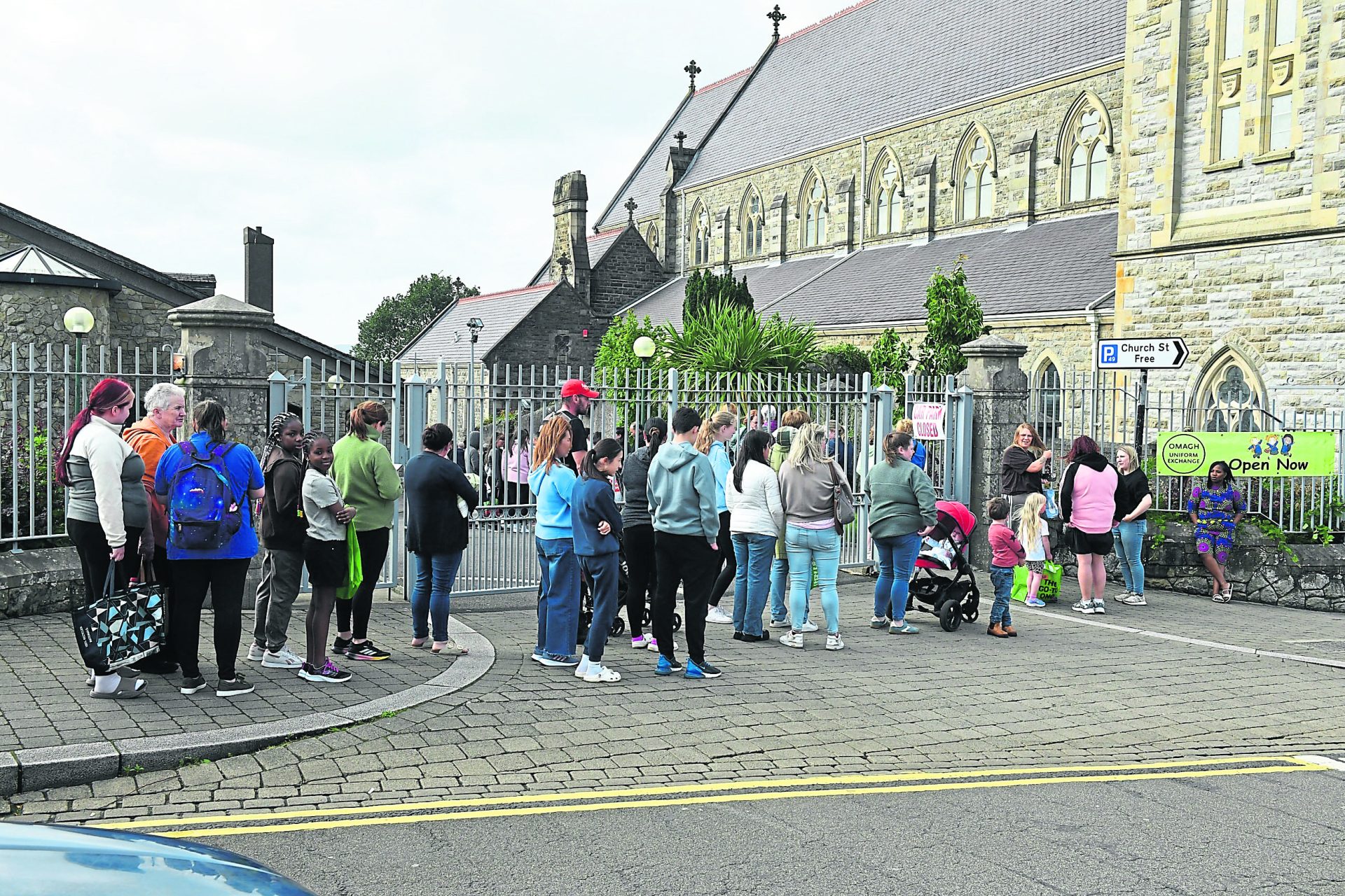 Huge demand at school uniform exchange project in Omagh
