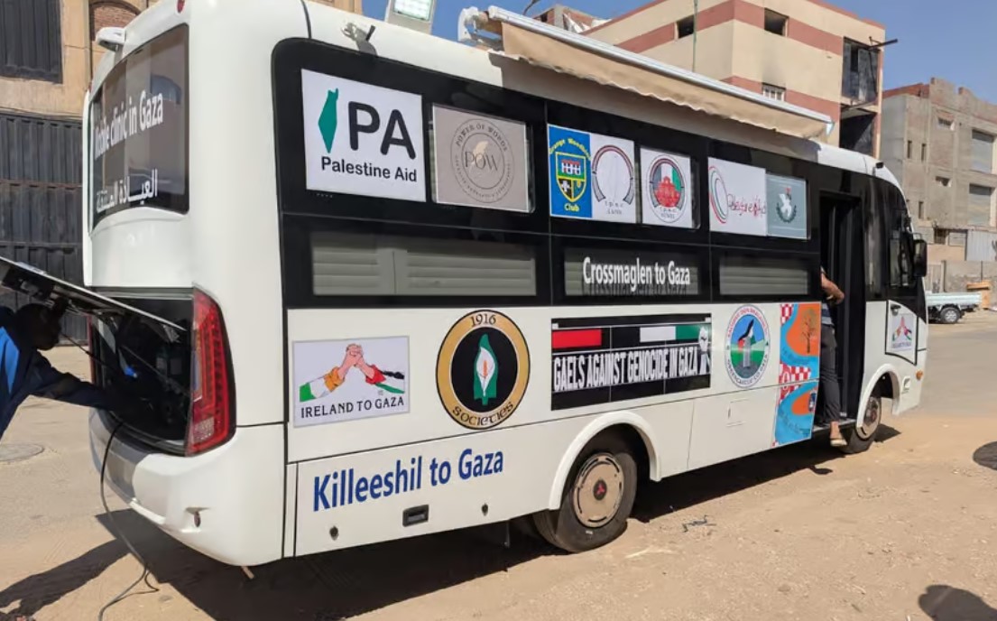 Tyrone donations help set up mobile maternity unit in Gaza