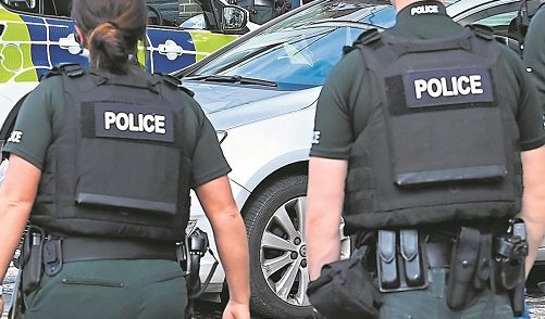 Three PSNI vehicles damaged in Strabane earlier this morning