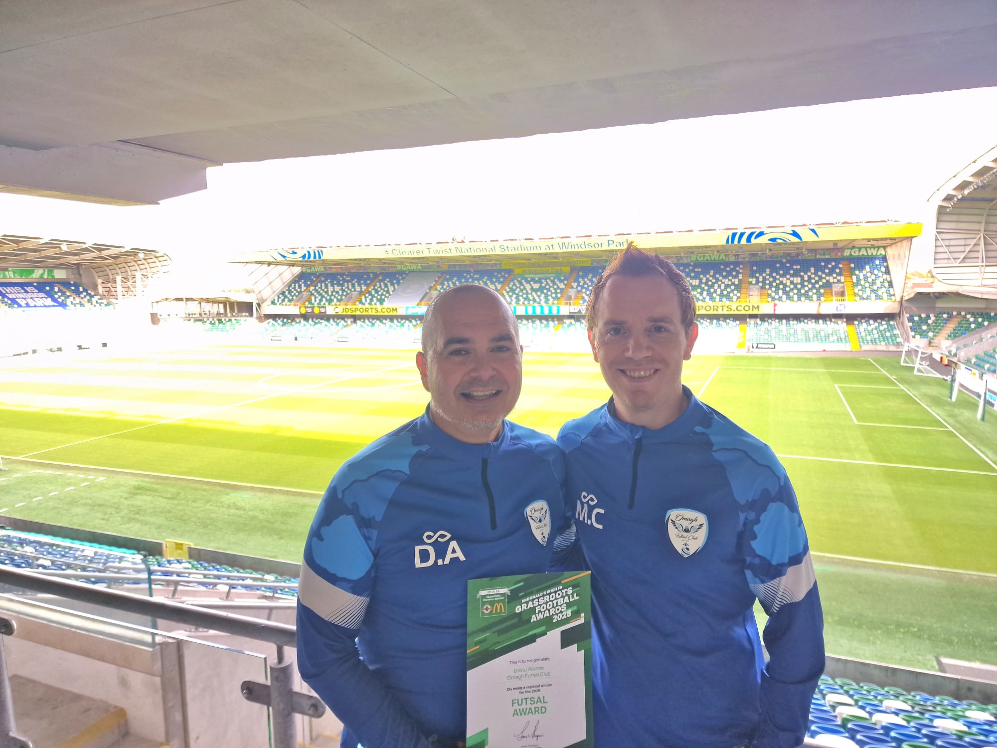 Award delight for Omagh head coach