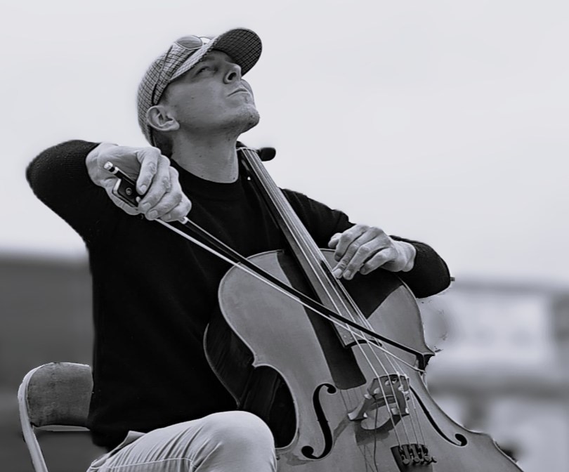The blind cello player bringing music to the streets of Tyrone