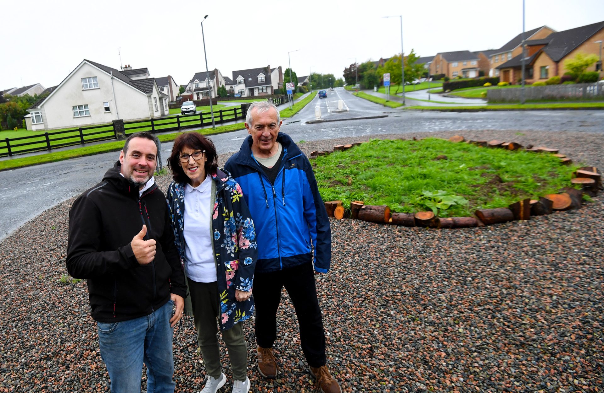 People power ensures an Omagh roundabout is well looked after