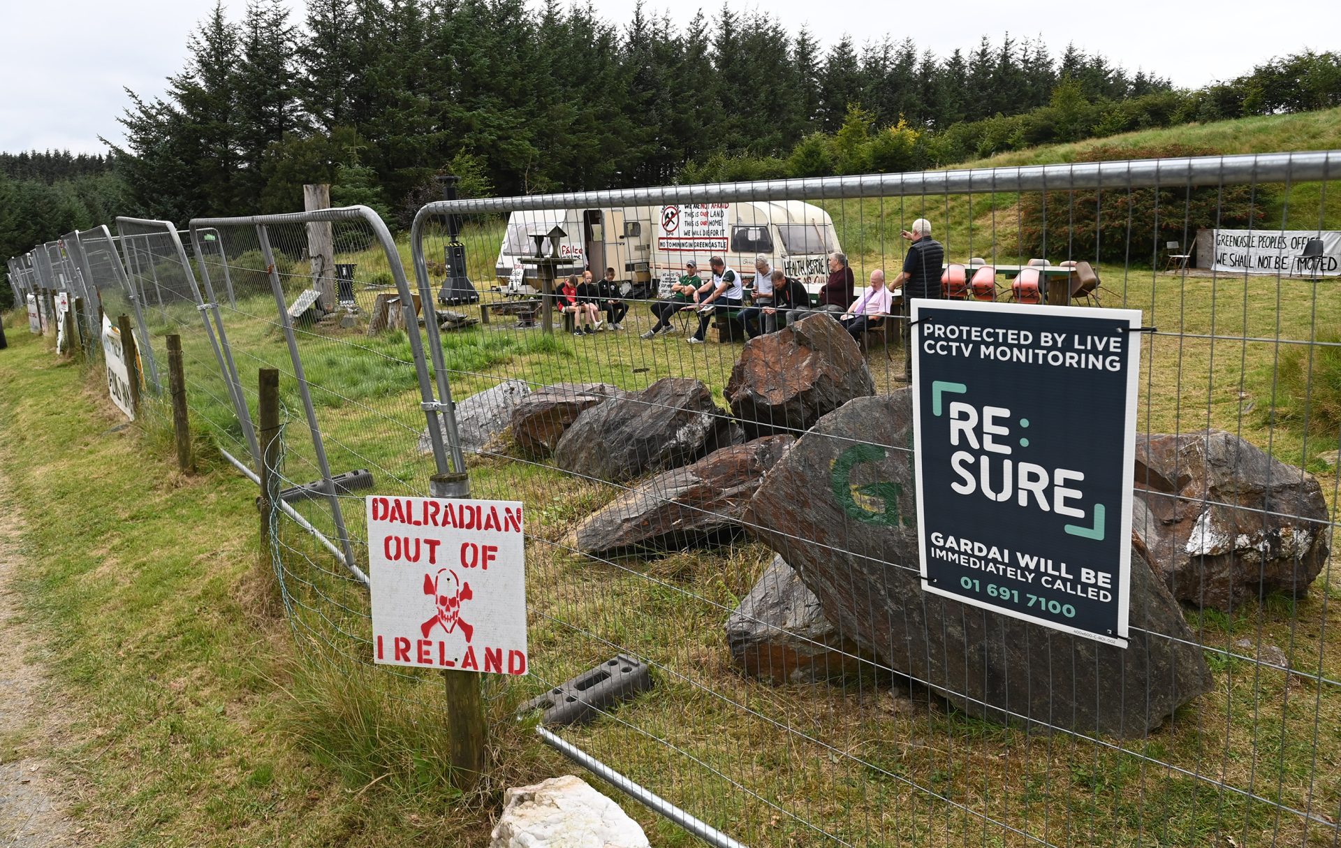 Cameras and fencing removed from controversial Greencastle site