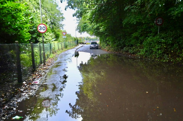 Several local roads badly impacted by flooding