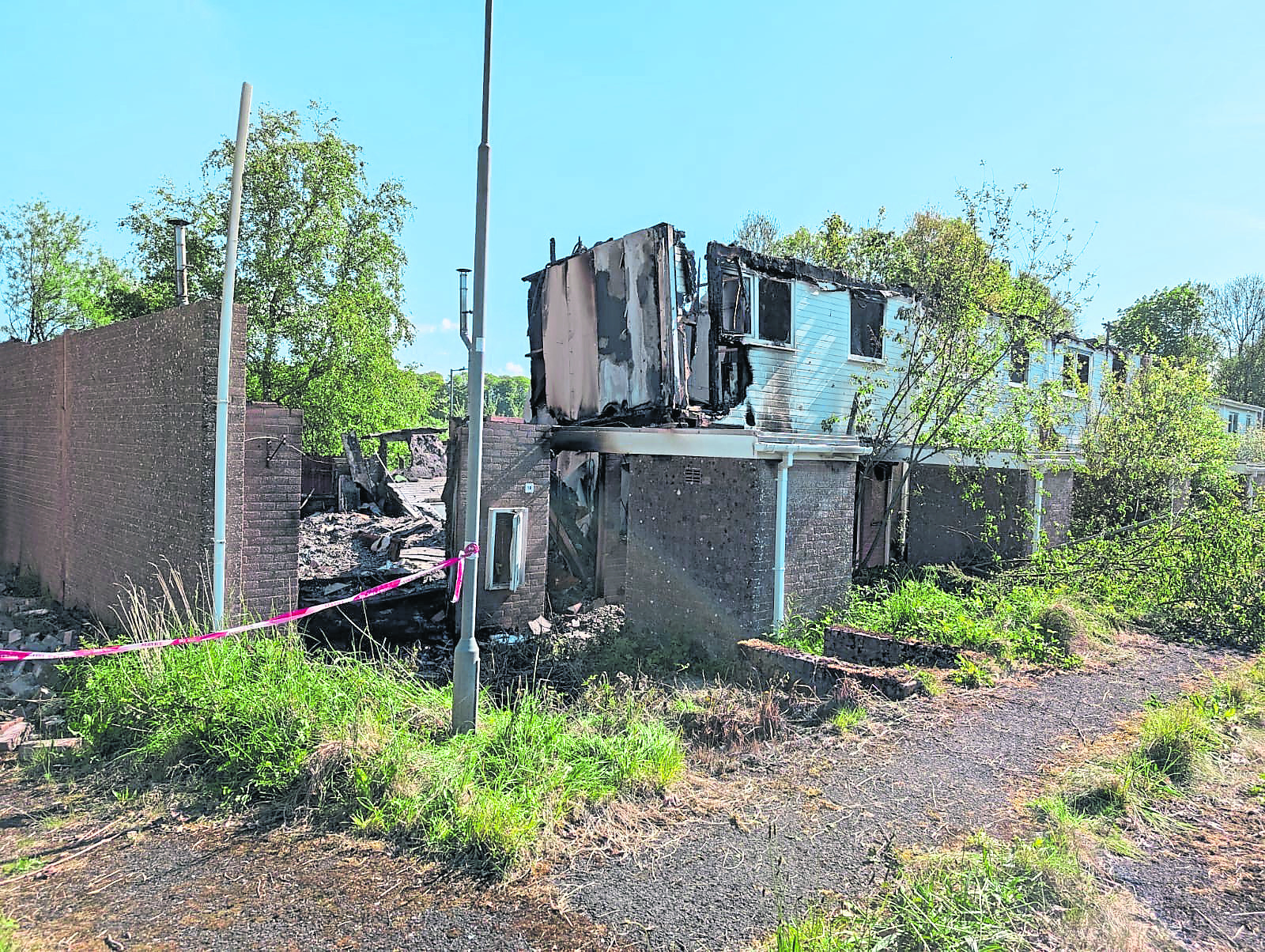 ‘Idiots’ condemned for arson attack on former Omagh barracks