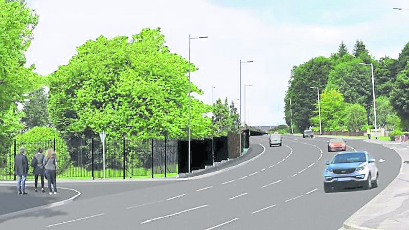 Omagh traffic disruption expected to last for a year
