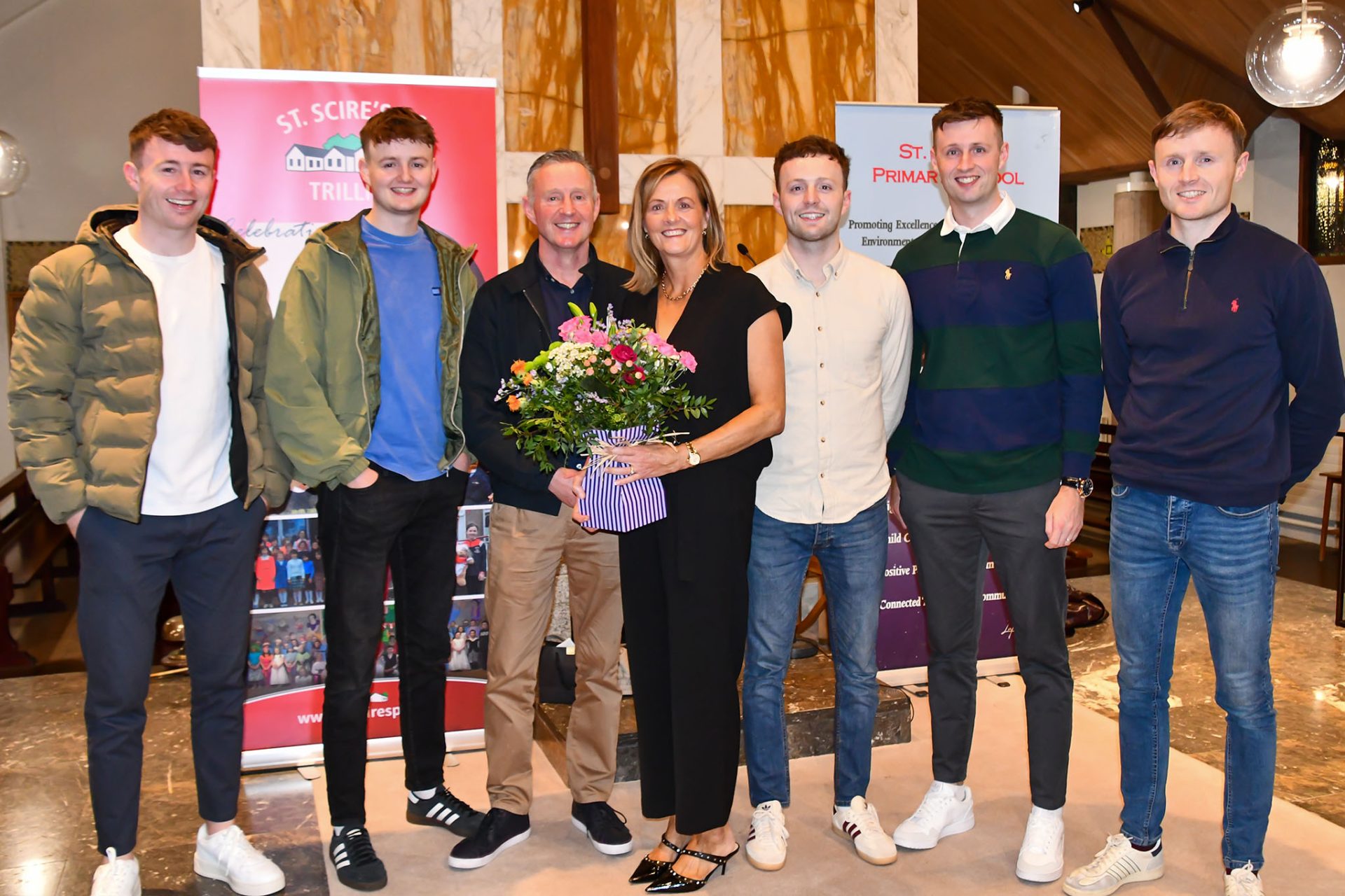 Trillick school says goodbye after 34 years to popular teacher