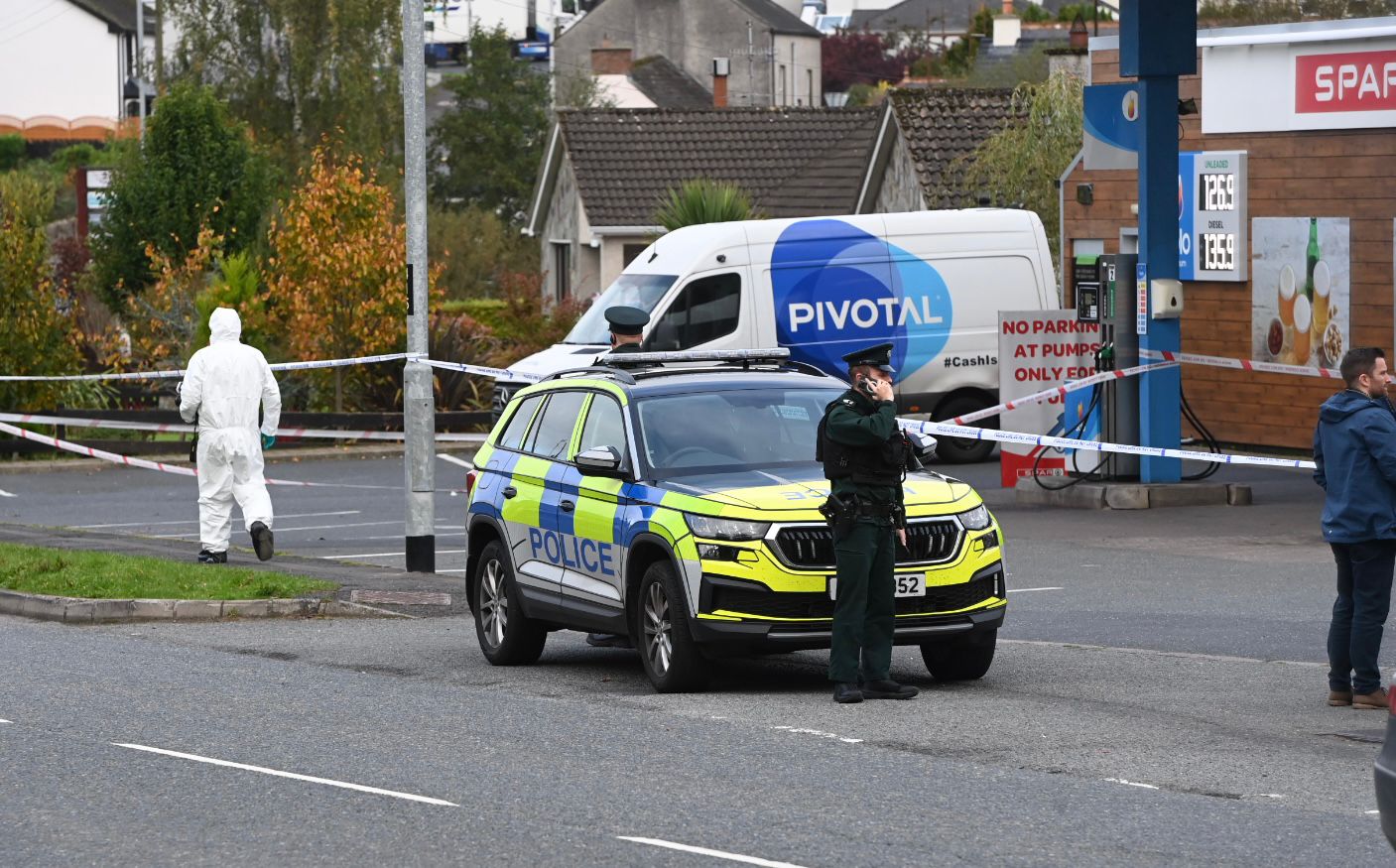 Armed gang rob security staff at Aughnacloy filling station
