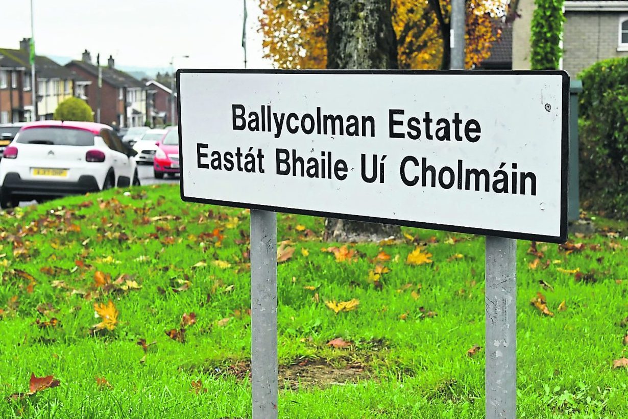 Police investigate after graffiti painted on Strabane wall