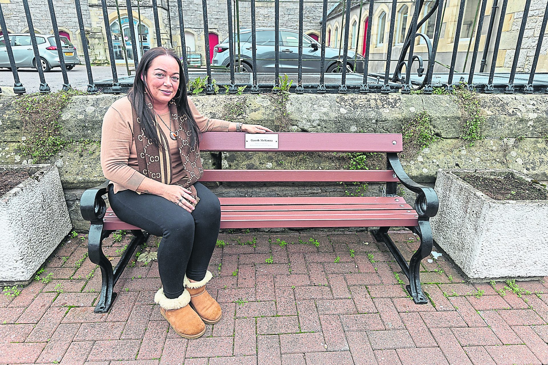 Bench unveiled in memory of Omagh man who lived in Lisnaskea