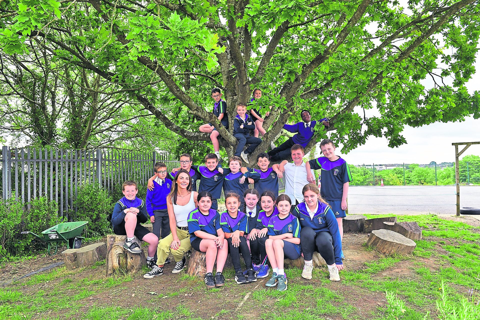 Omagh teacher honoured for transforming school’s garden