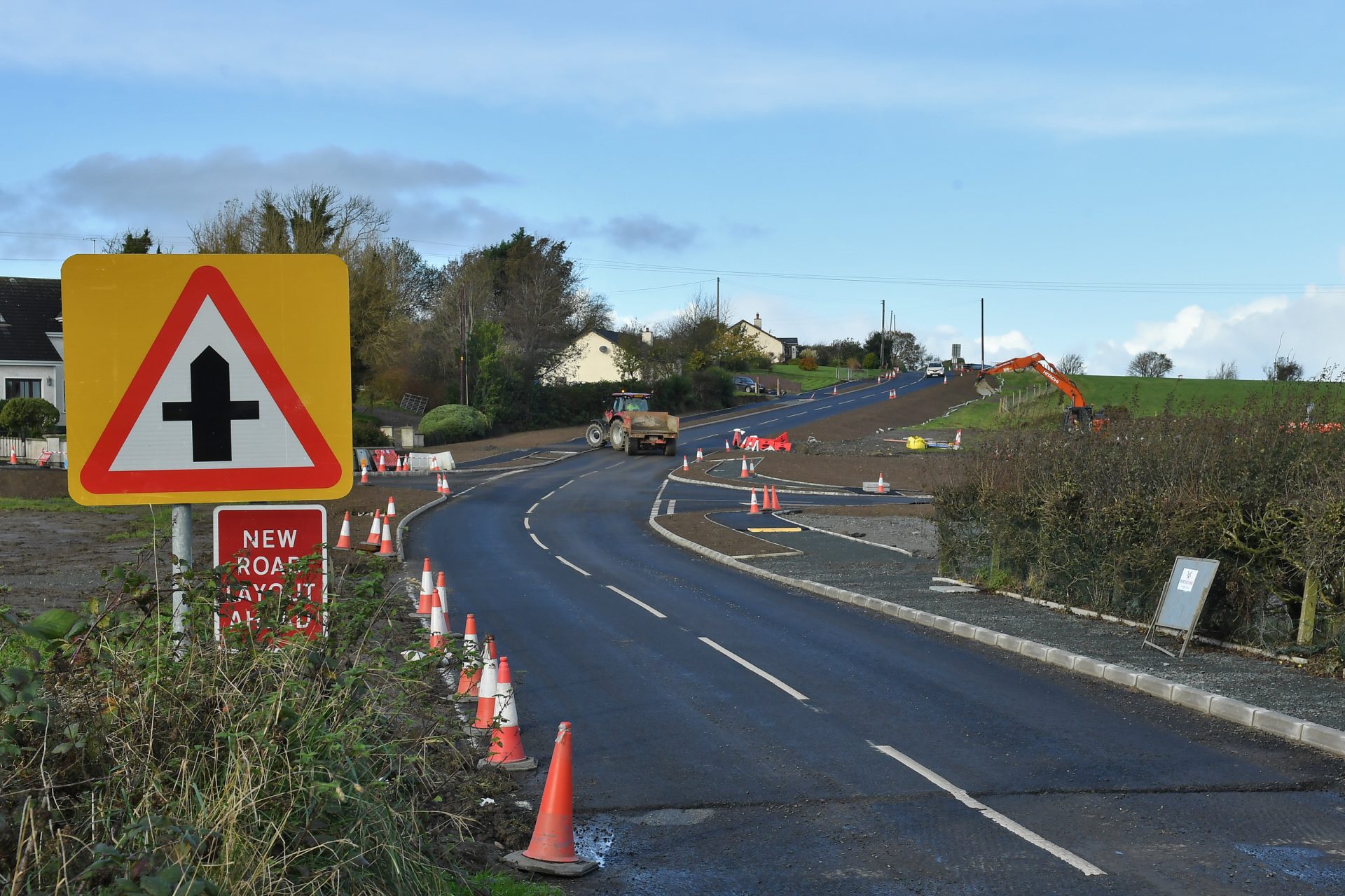 Work nearing completion on Tyrone accident blackspot