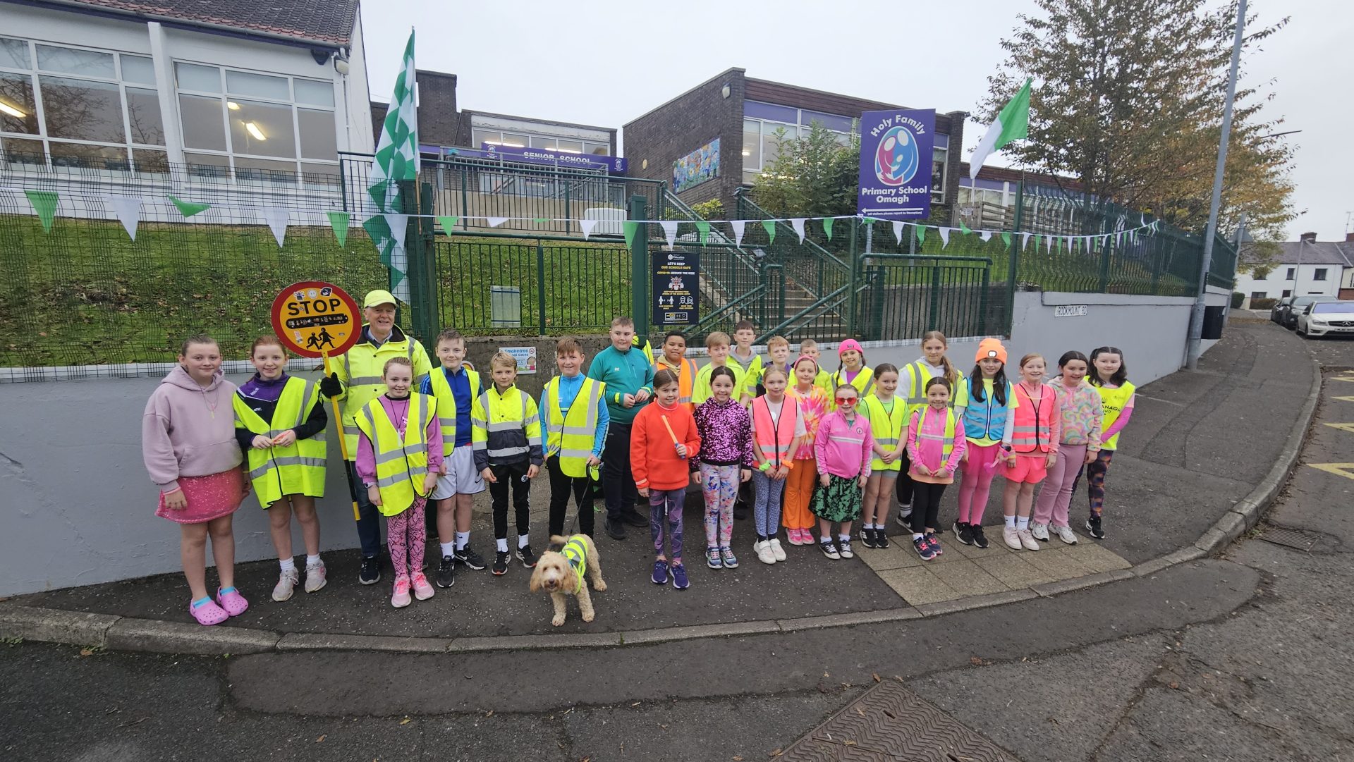 Darker days at heart of safety project at Omagh school