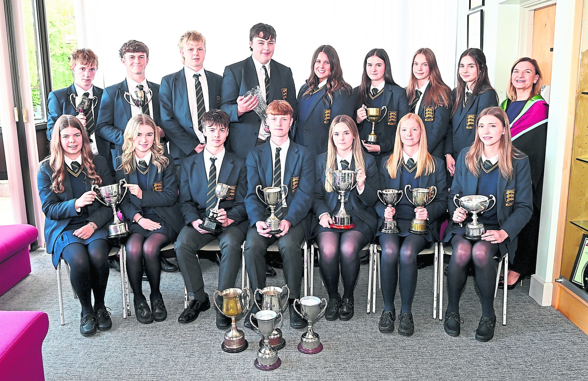 Students praised at prizegiving event at Omagh Academy