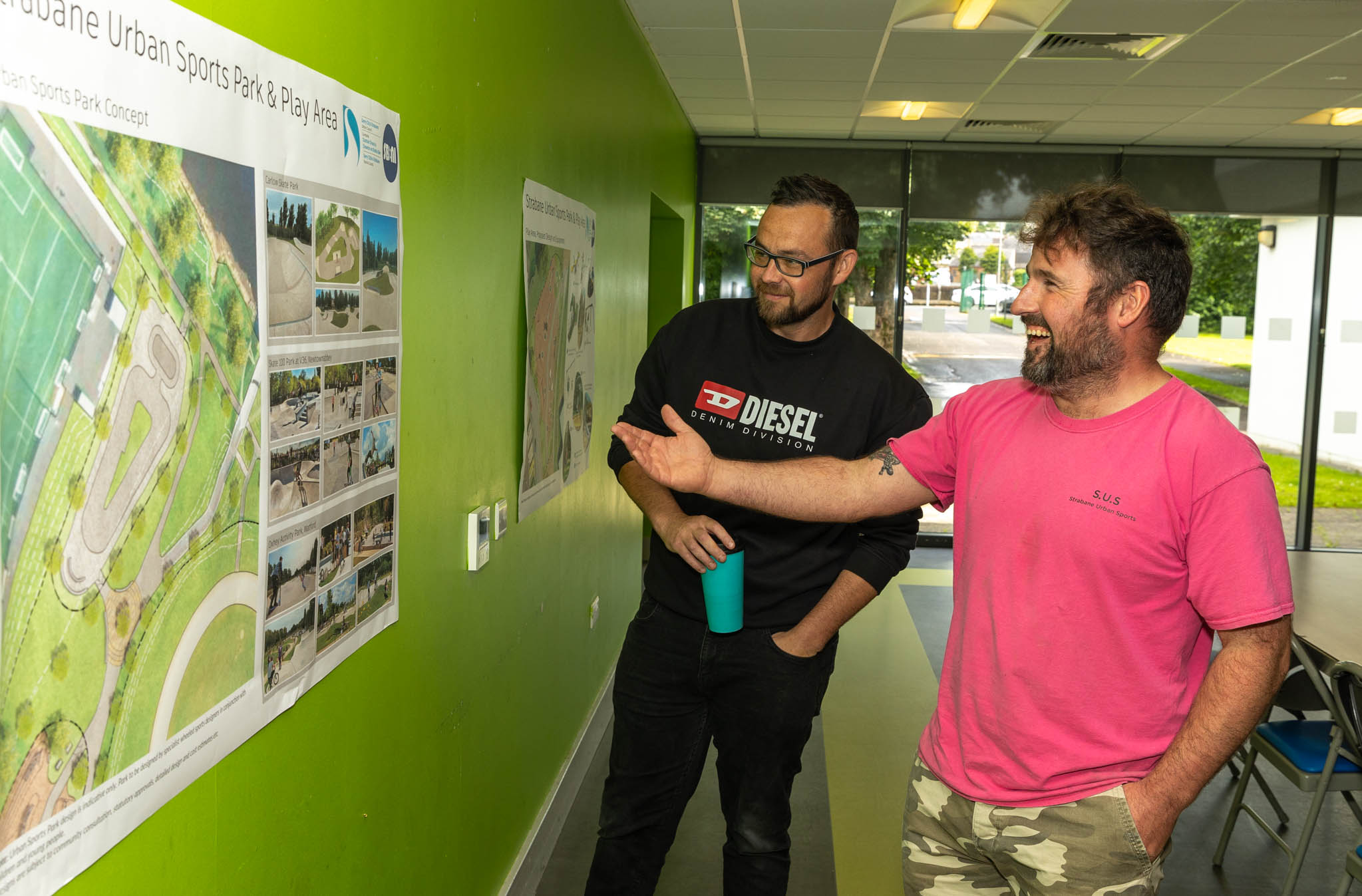 Consultation event today about Strabane skatepark plans