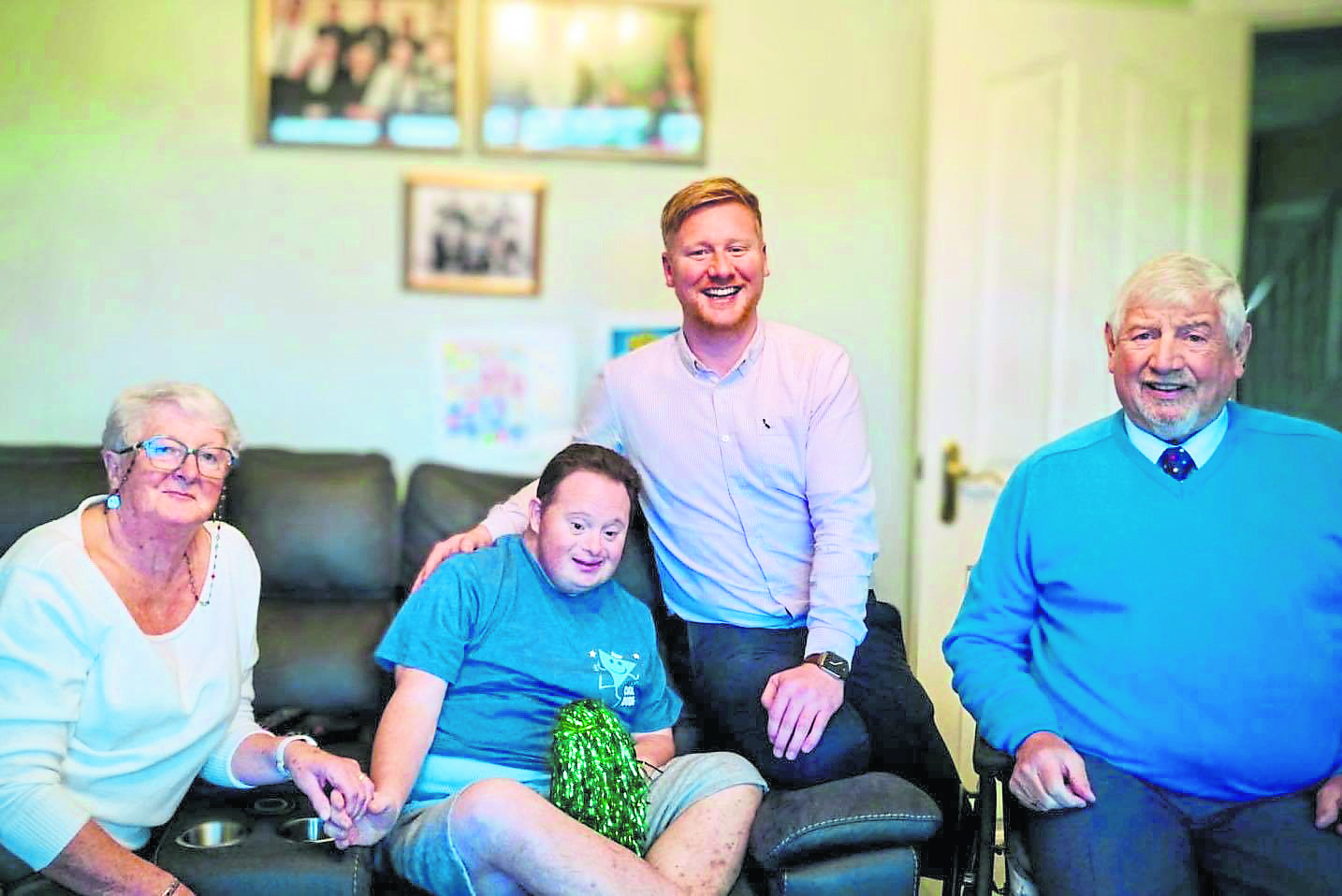 Relief as Julian returns home after falling ill in France