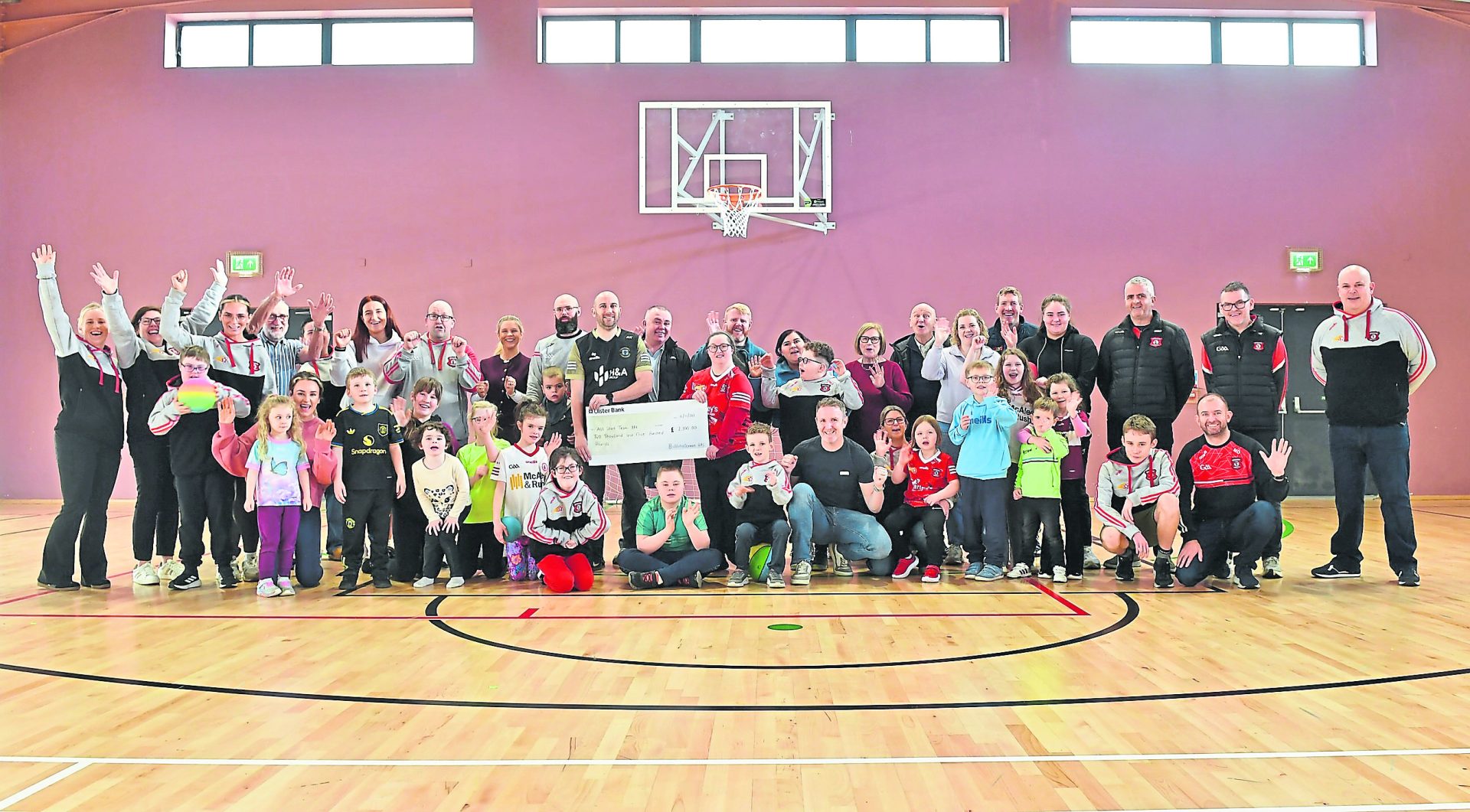 Former player donates £3,000 to support Beragh’s ‘All-stars’ team