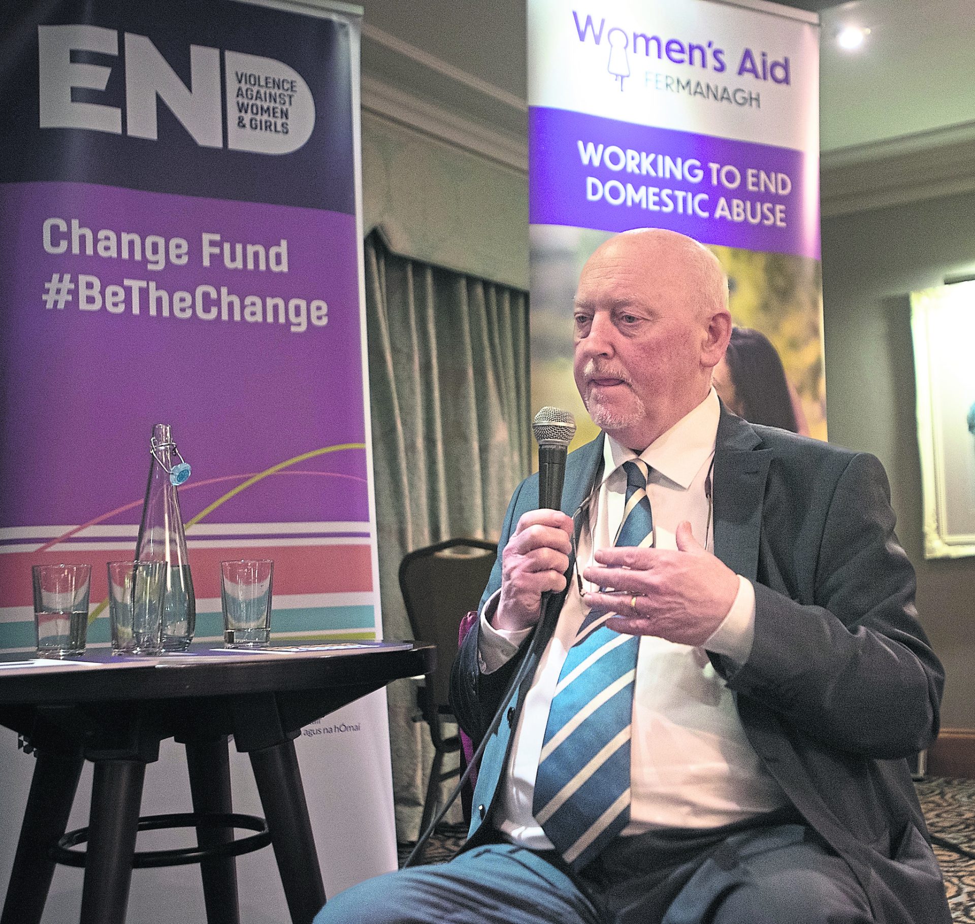 Retired judge Barney McElholm, has long been a prominent advocate for tackling violence against women and girls