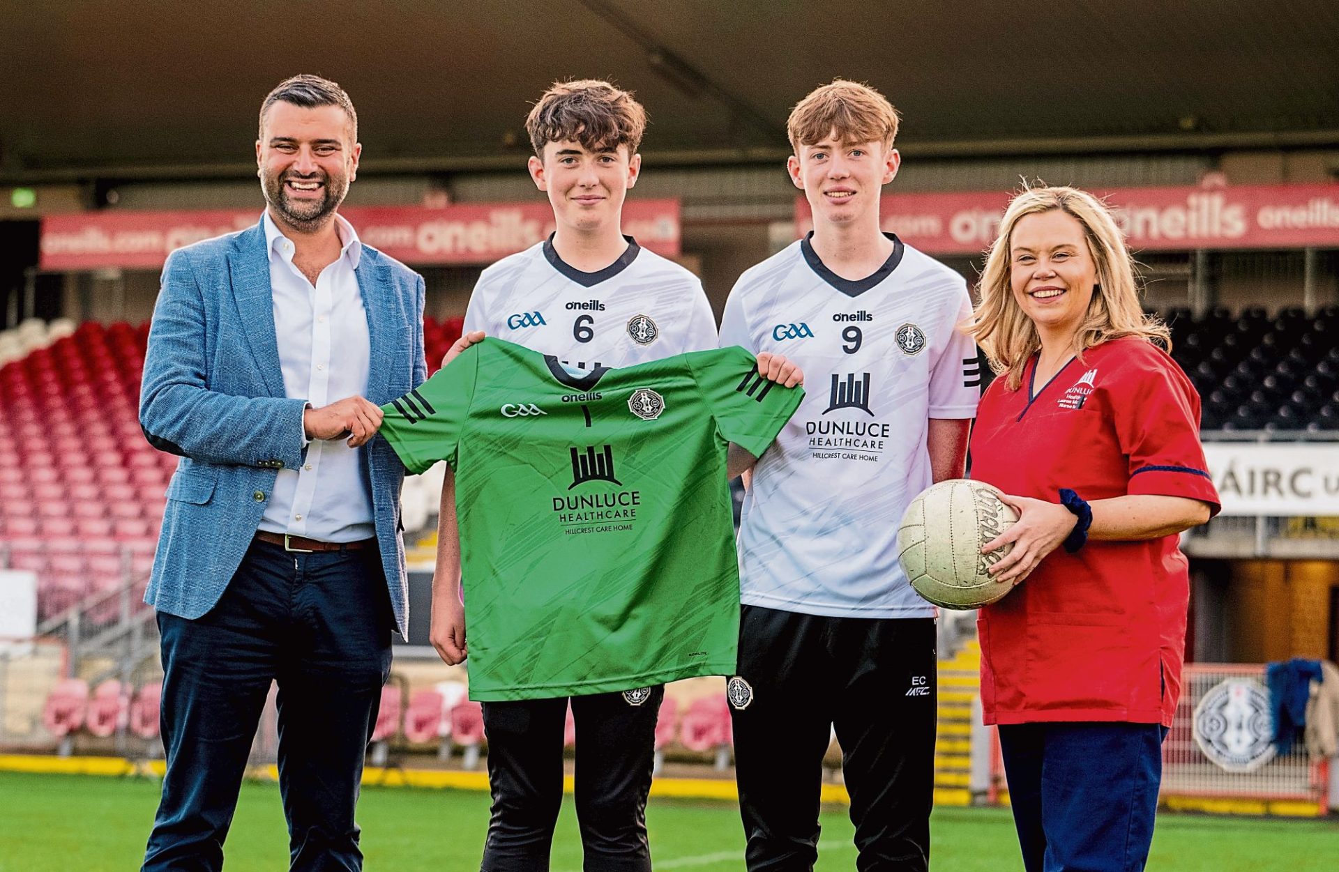 Local business supports development of young Omagh GAA team