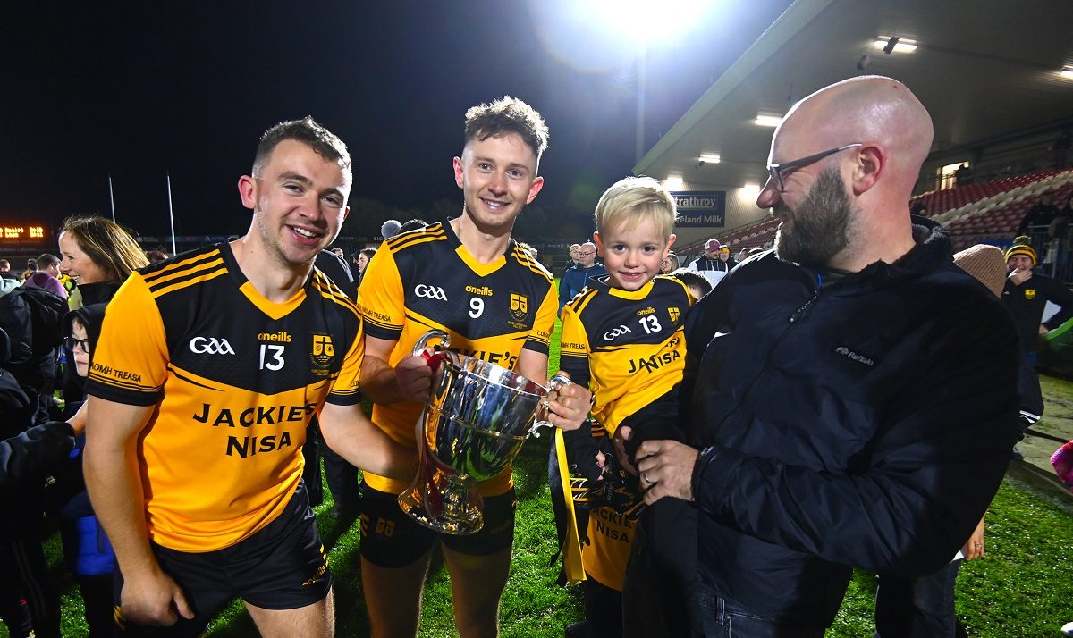 The club will strive to push on, insists Loughmacrory midfielder