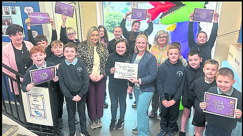 Clodagh’s hair cut raises £800 for children’s cancer charity