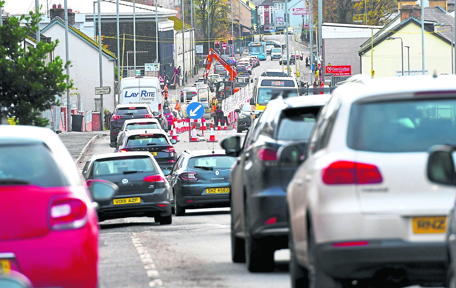 New temporary footpath to be built in Omagh