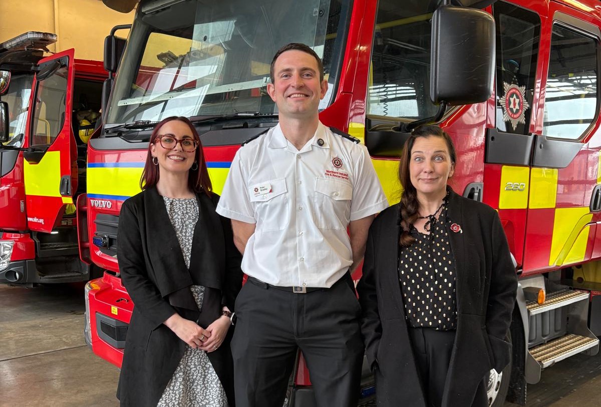 Omagh firefighter helps to remove stigma around stammering