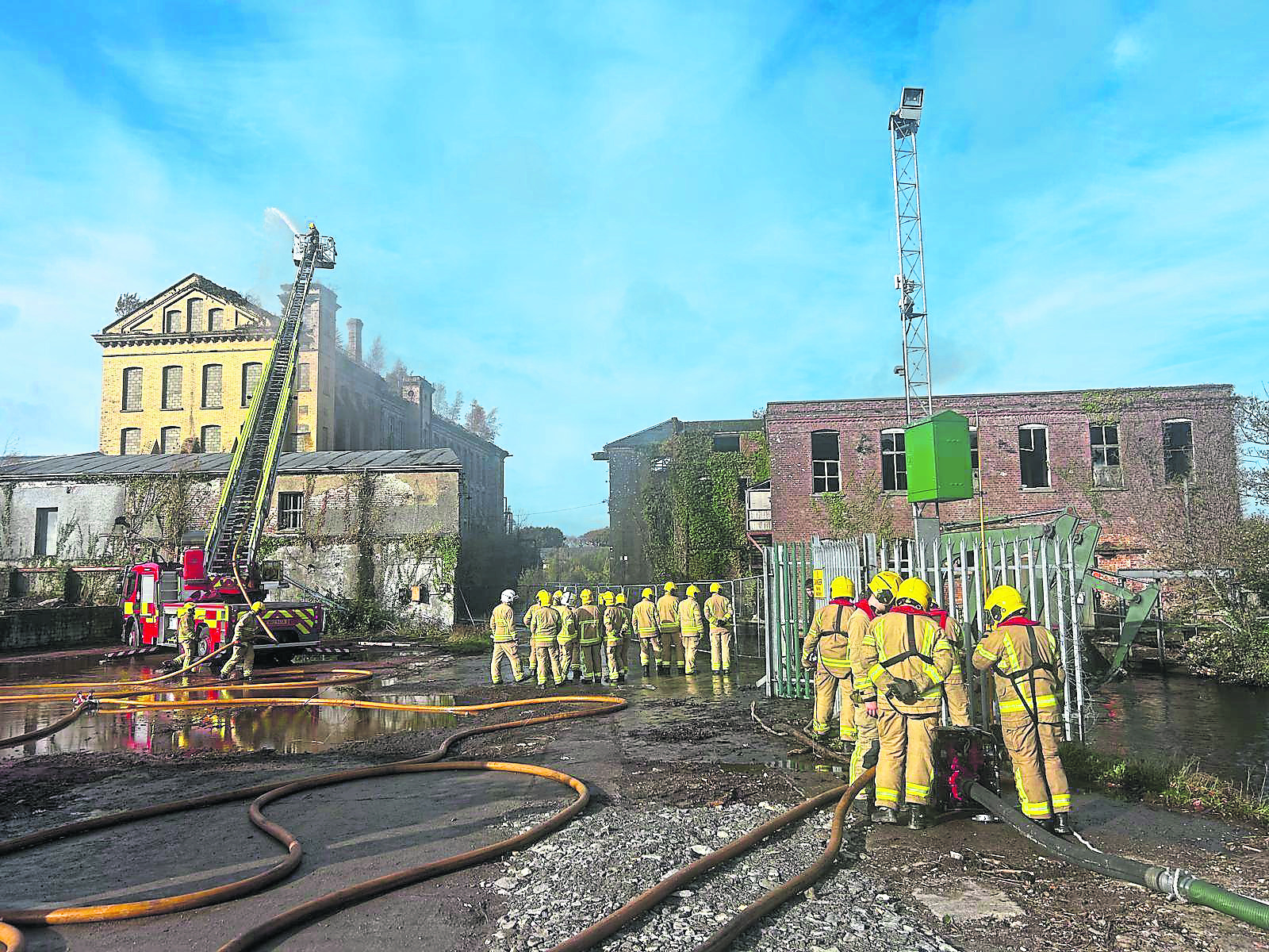 Emergency incident created at Sion Mills building